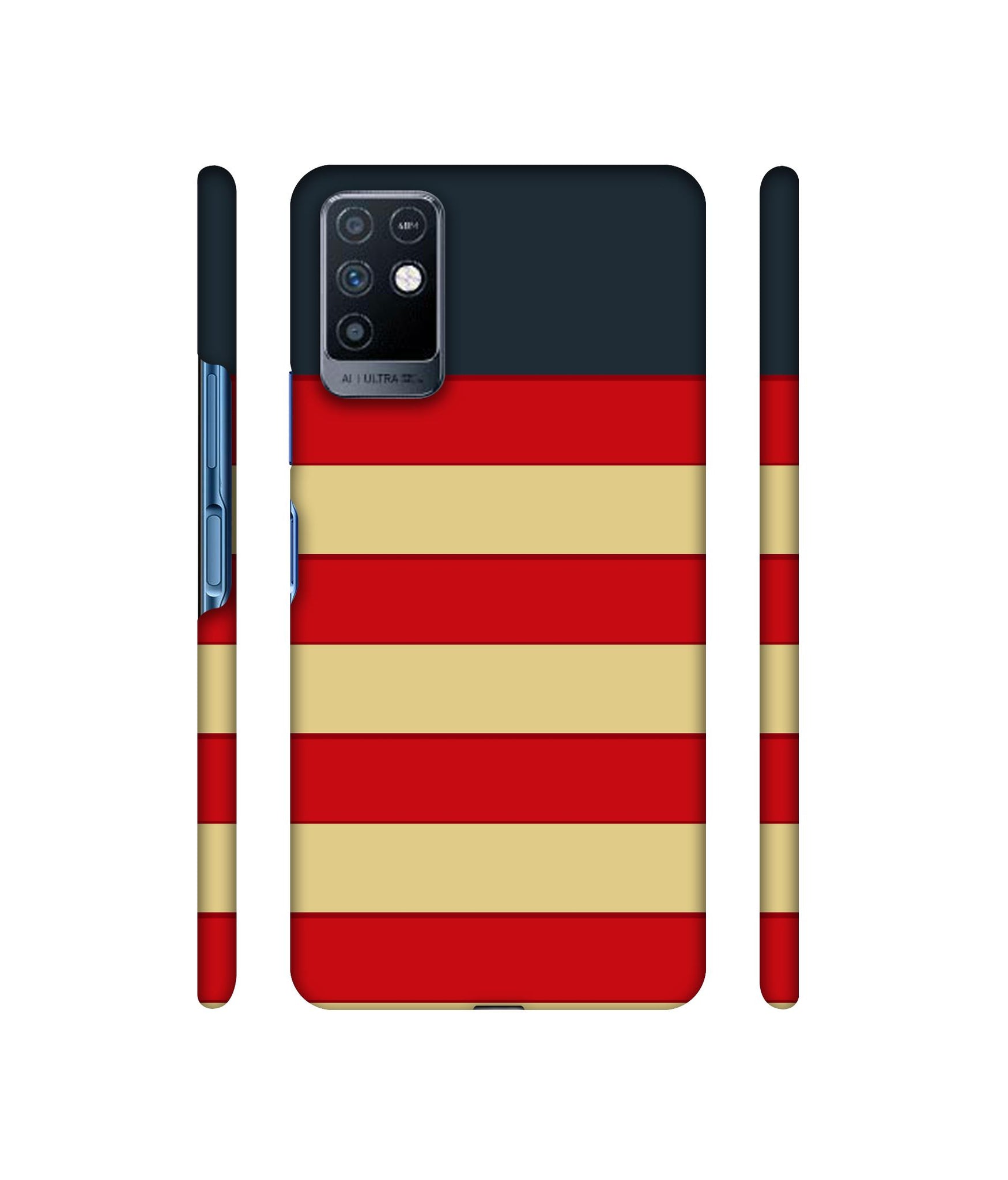 Multicolor Lines Designer Hard Back Cover for Infinix Note 10