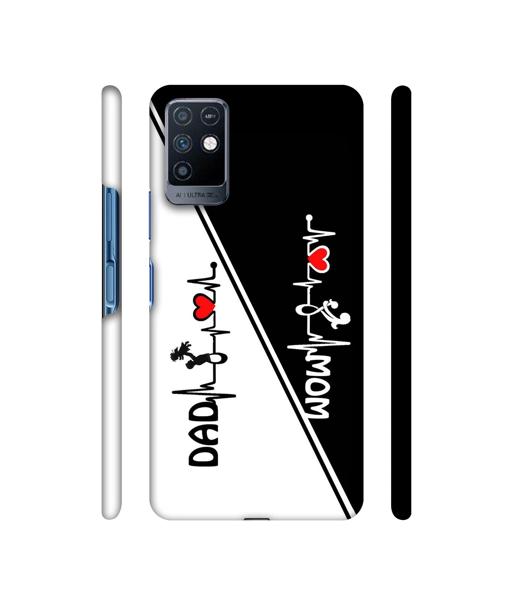 Mom and Dad Lover Designer Hard Back Cover for Infinix Note 10
