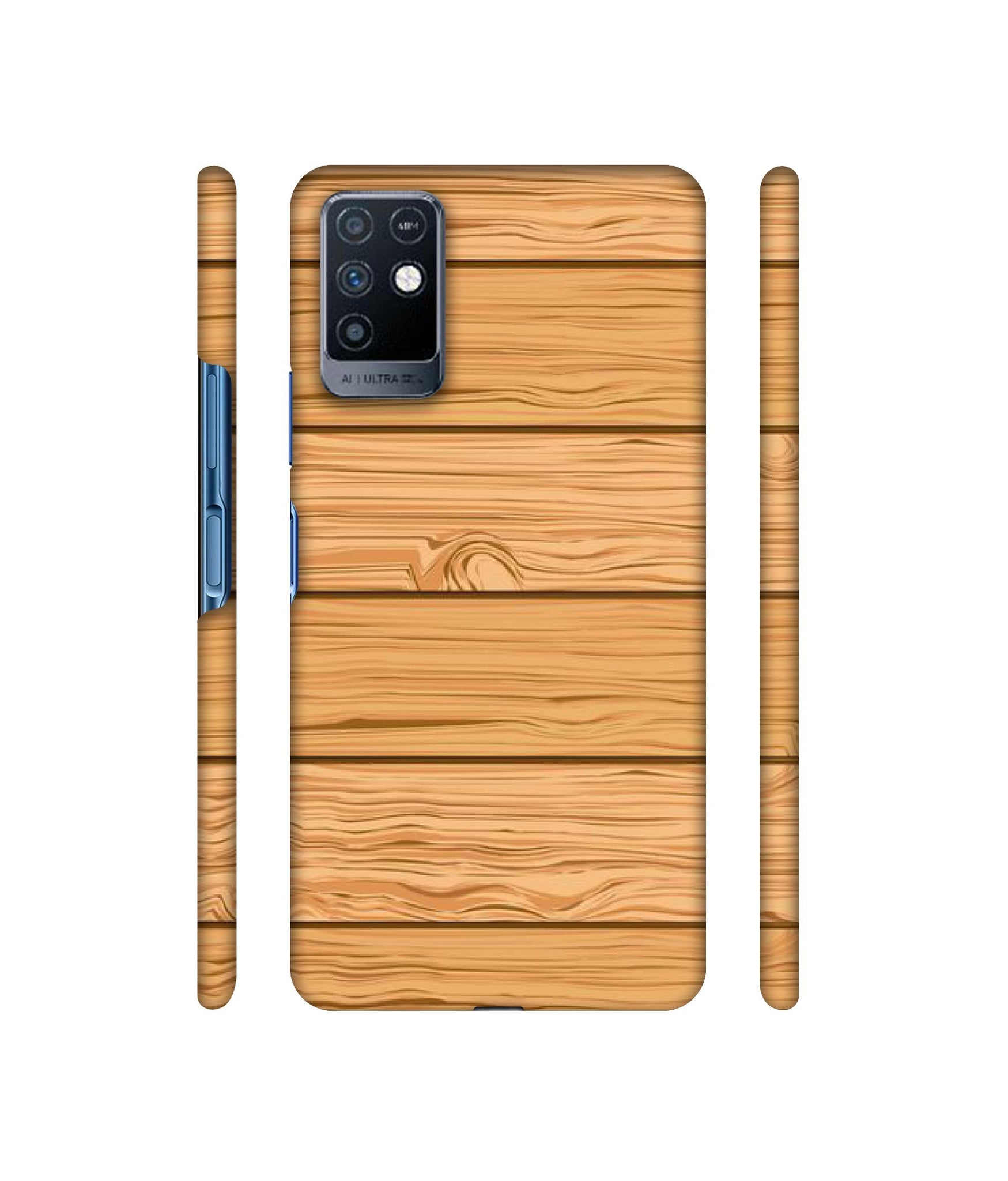 Wooden Texture Pattern Designer Hard Back Cover for Infinix Note 10