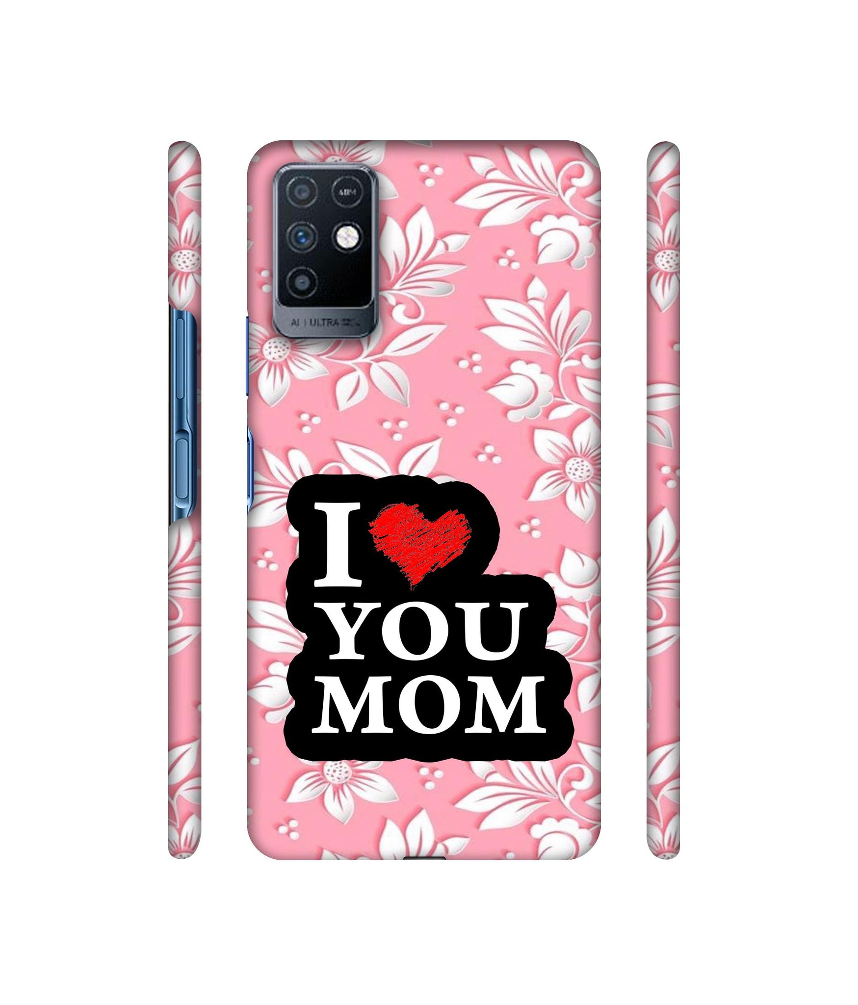 I Love Mom Designer Hard Back Cover for Infinix Note 10
