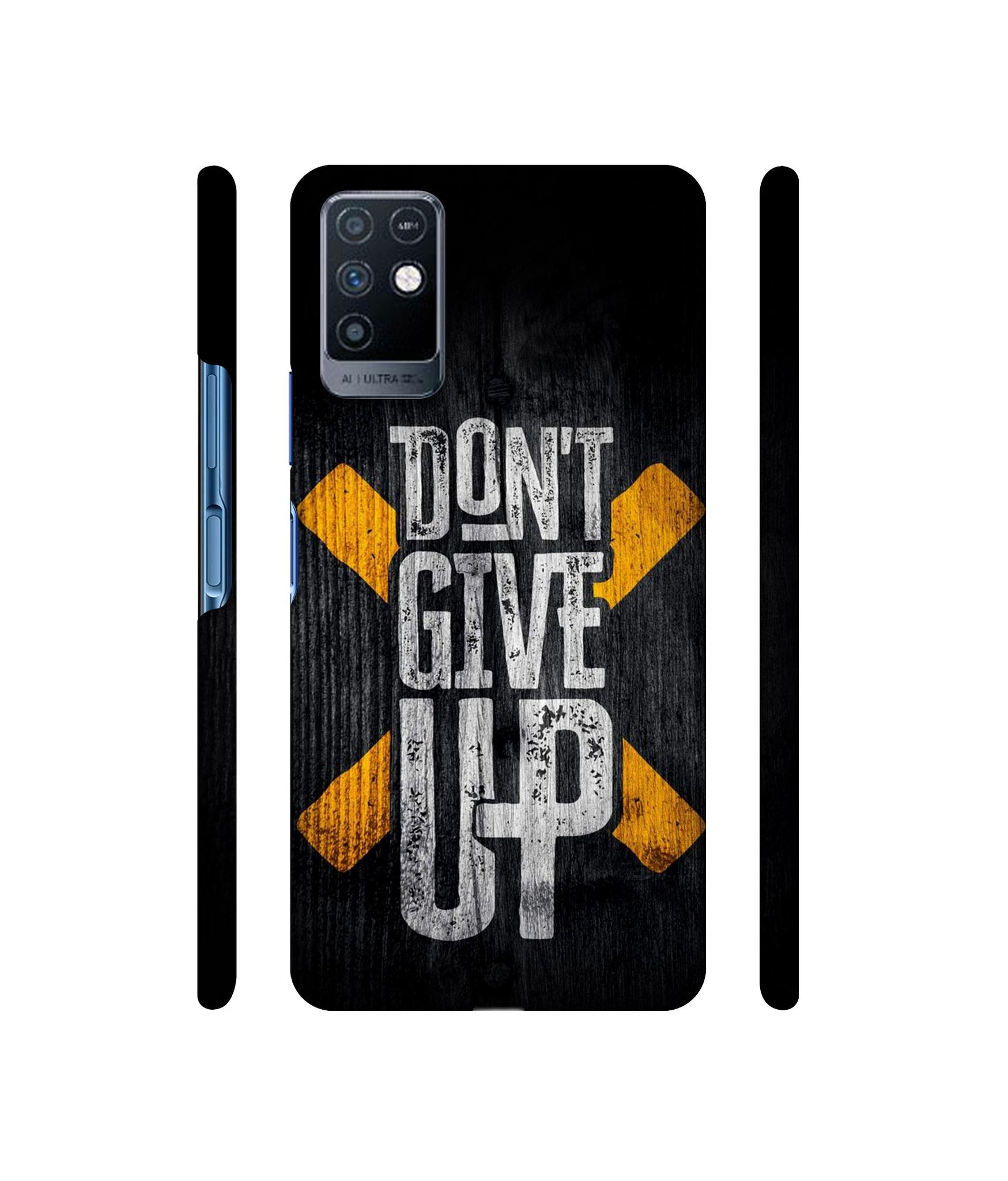 Don't Give Up Designer Hard Back Cover for Infinix Note 10