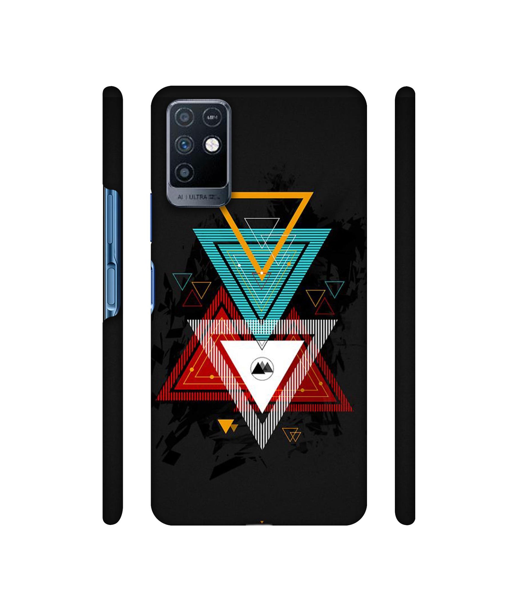 Illustrator Triangle Designer Hard Back Cover for Infinix Note 10