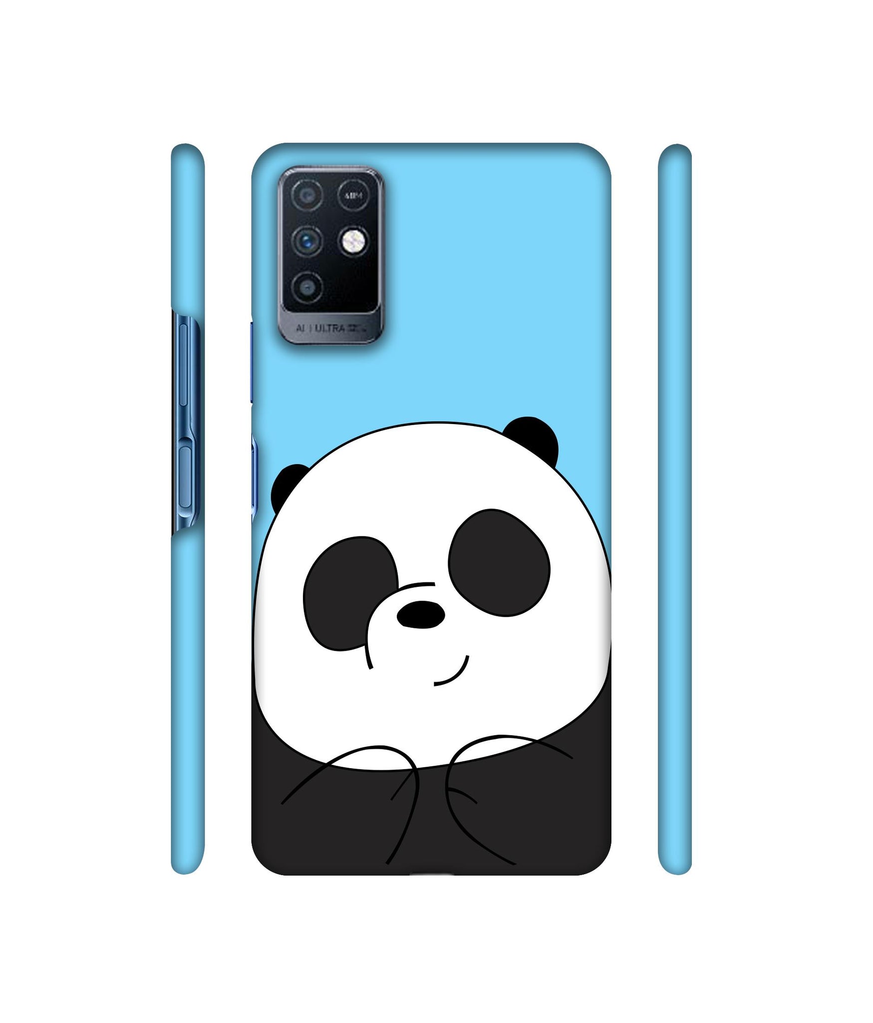 Cute Panda Designer Hard Back Cover for Infinix Note 10