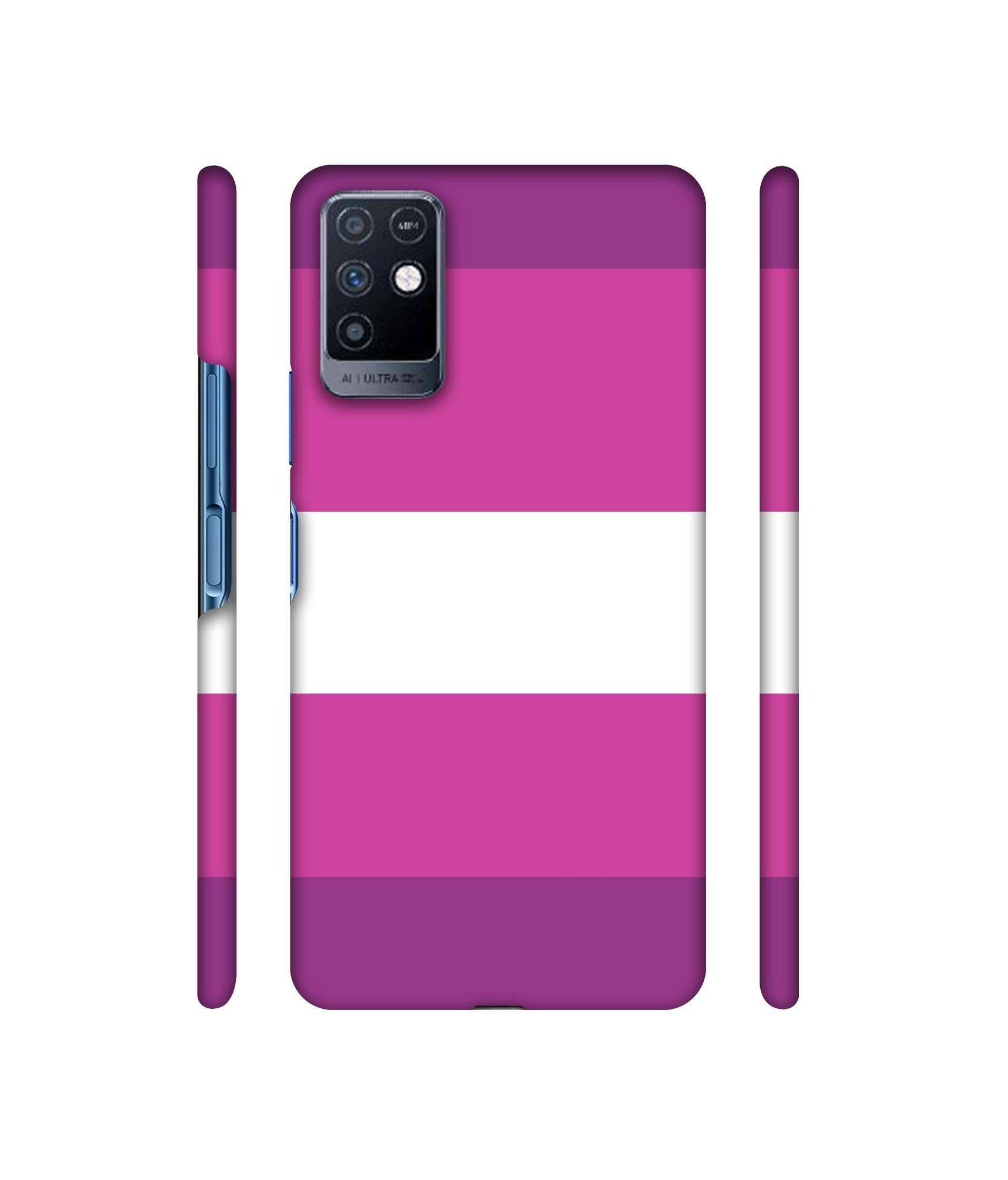 Purple Shade Straps Designer Hard Back Cover for Infinix Note 10
