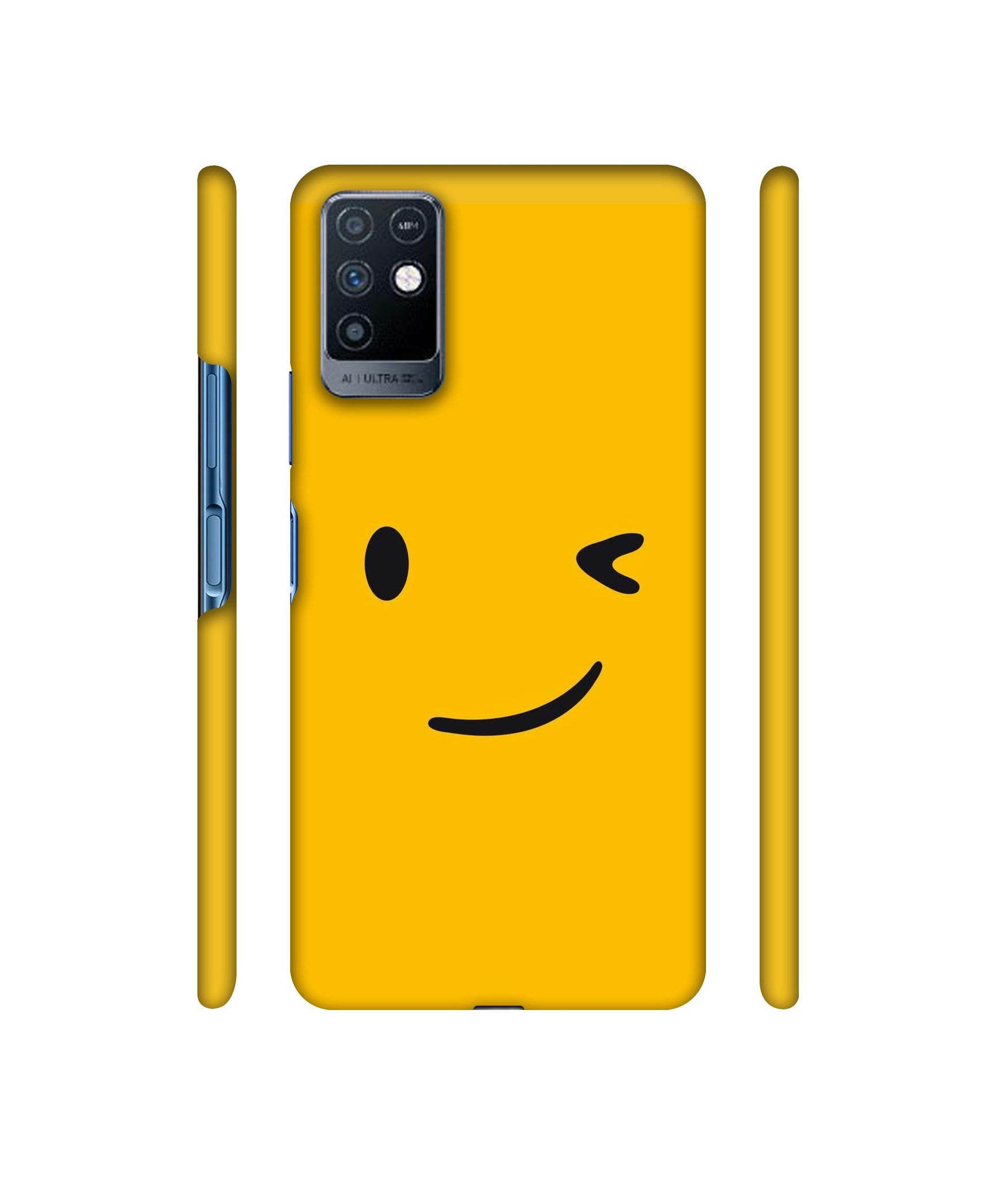 One Eye Blink Face Designer Hard Back Cover for Infinix Note 10