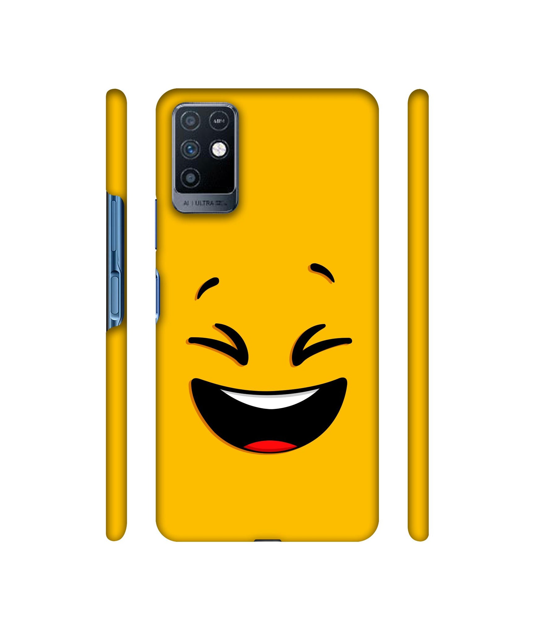 Smile Face Designer Hard Back Cover for Infinix Note 10