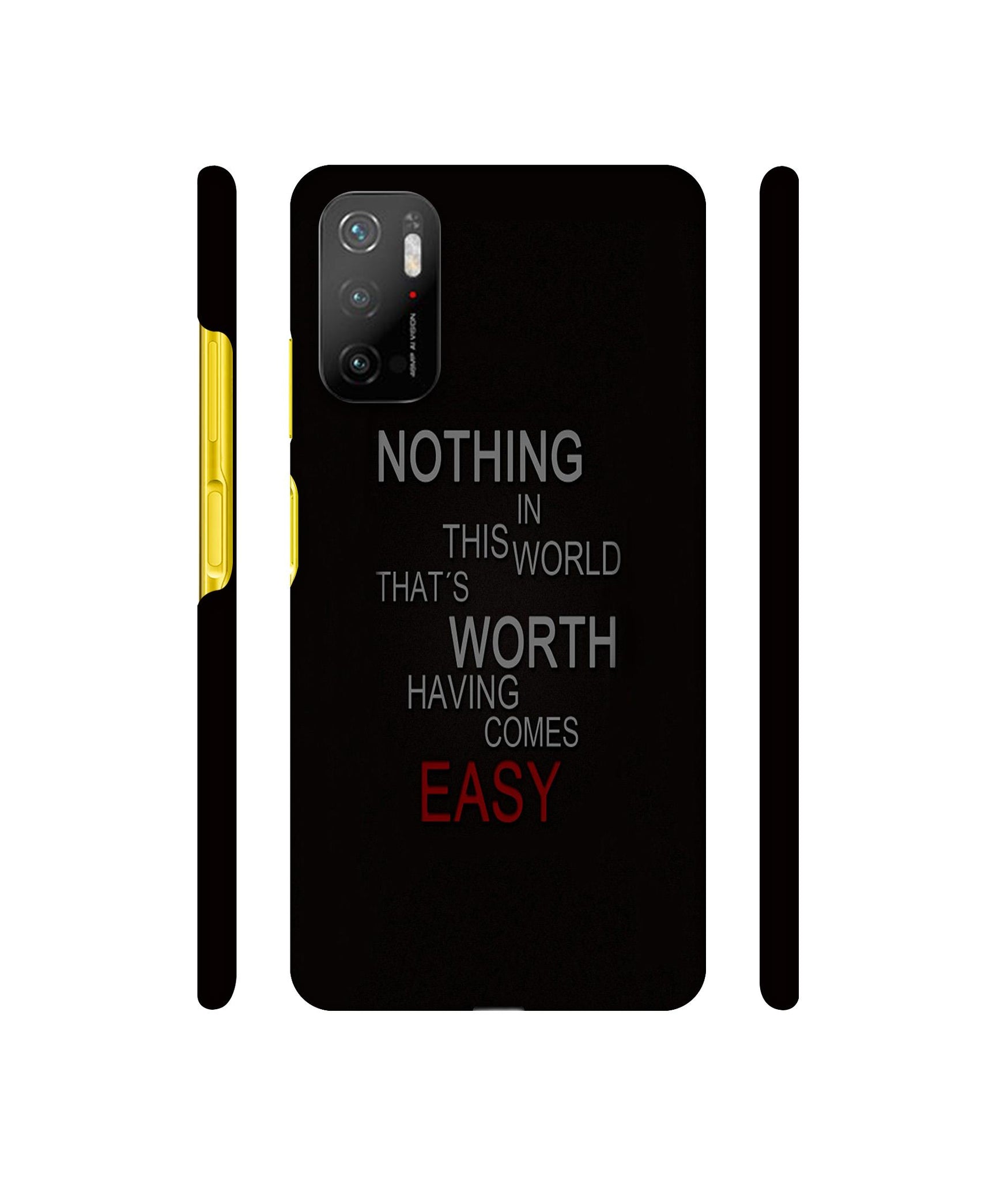 Life Quotes Designer Hard Back Cover for Mi Poco M3 Pro 4G / Mi Poco M3 Pro 5G / Redmi Note 10T 5G