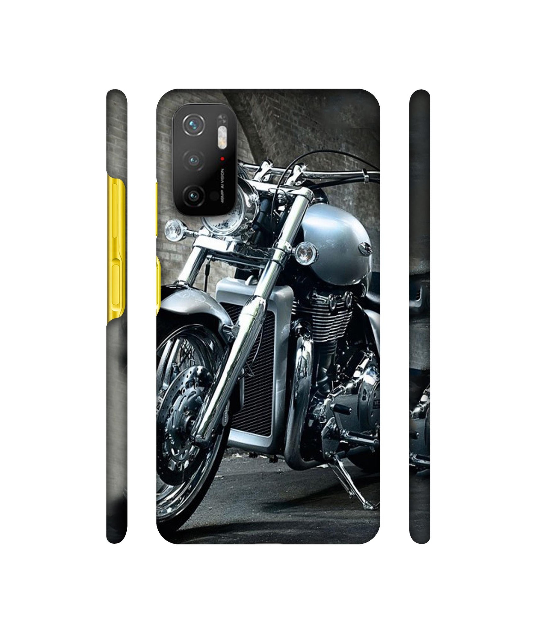 Motorcycle Designer Hard Back Cover for Mi Poco M3 Pro 4G / Mi Poco M3 Pro 5G / Redmi Note 10T 5G
