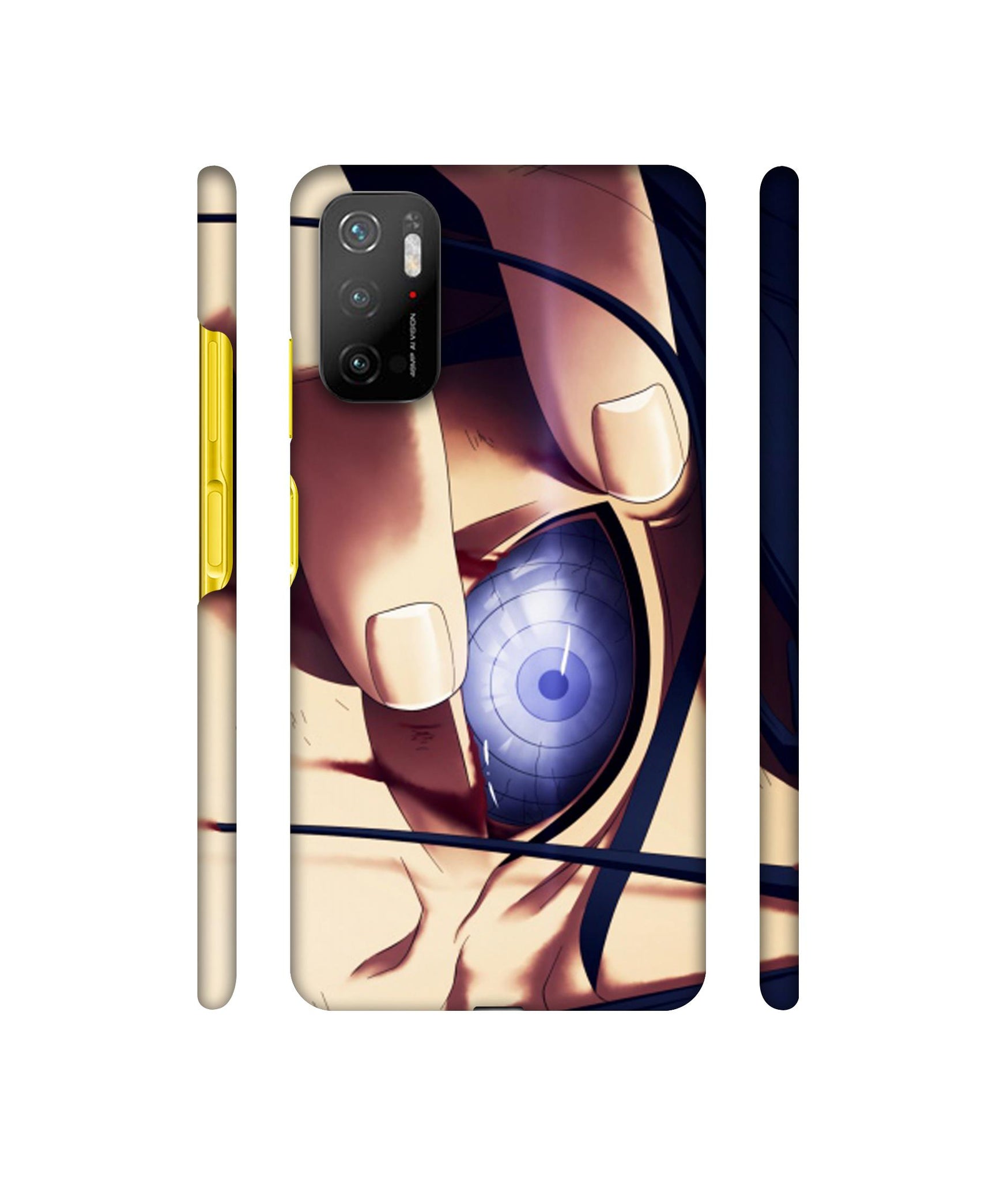 Anime Naruto Eye Designer Hard Back Cover for Mi Poco M3 Pro 4G / Mi Poco M3 Pro 5G / Redmi Note 10T 5G