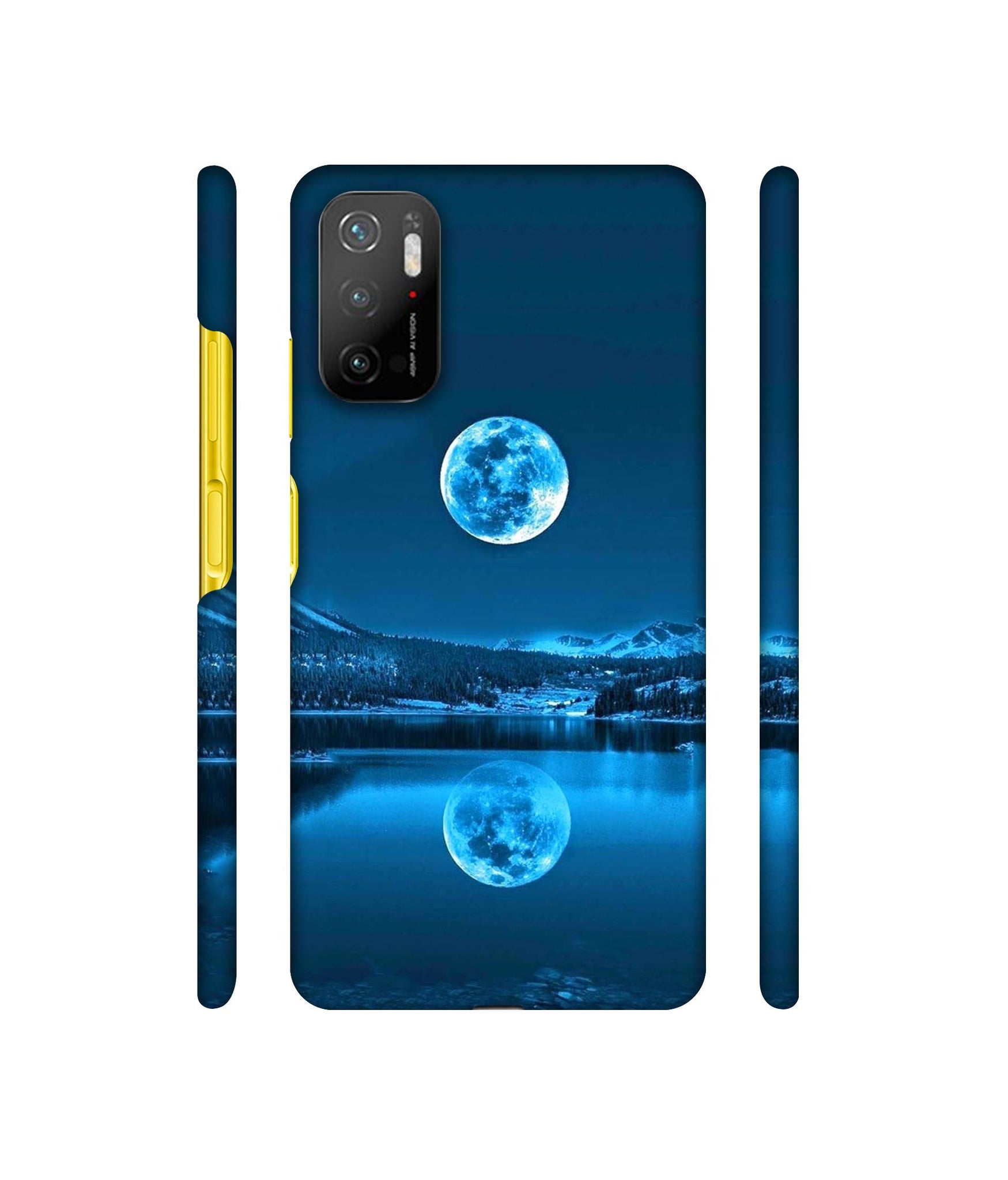 Awesome Moon Designer Hard Back Cover for Mi Poco M3 Pro 4G / Mi Poco M3 Pro 5G / Redmi Note 10T 5G