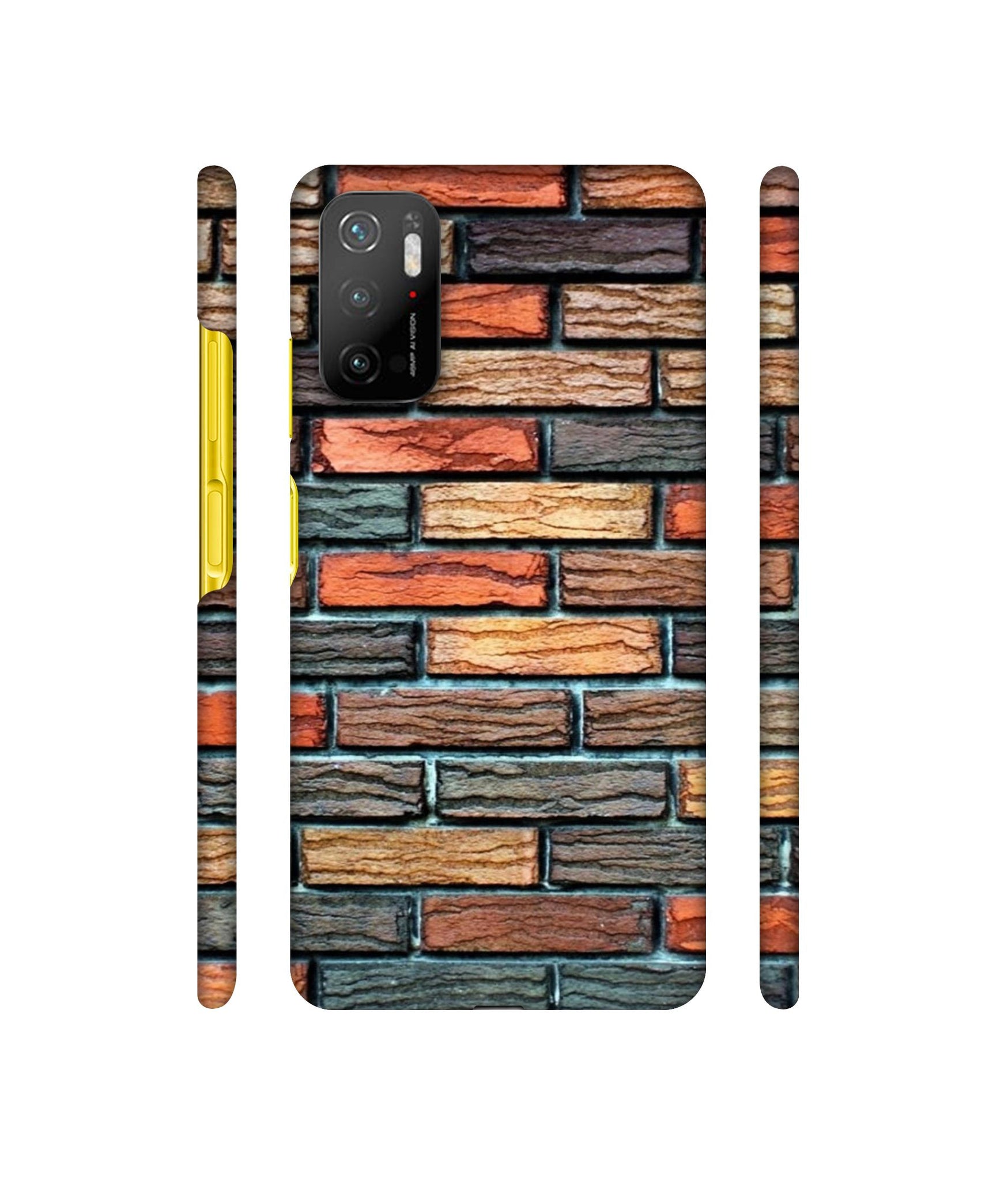 Brick Wall Designer Hard Back Cover for Mi Poco M3 Pro 4G / Mi Poco M3 Pro 5G / Redmi Note 10T 5G