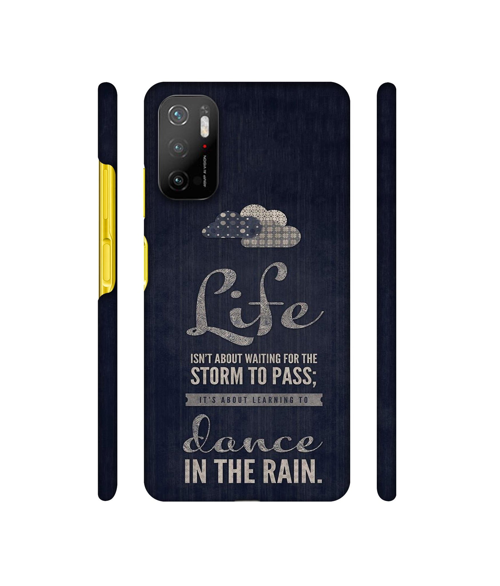 Life in The Rain Designer Hard Back Cover for Mi Poco M3 Pro 4G / Mi Poco M3 Pro 5G / Redmi Note 10T 5G