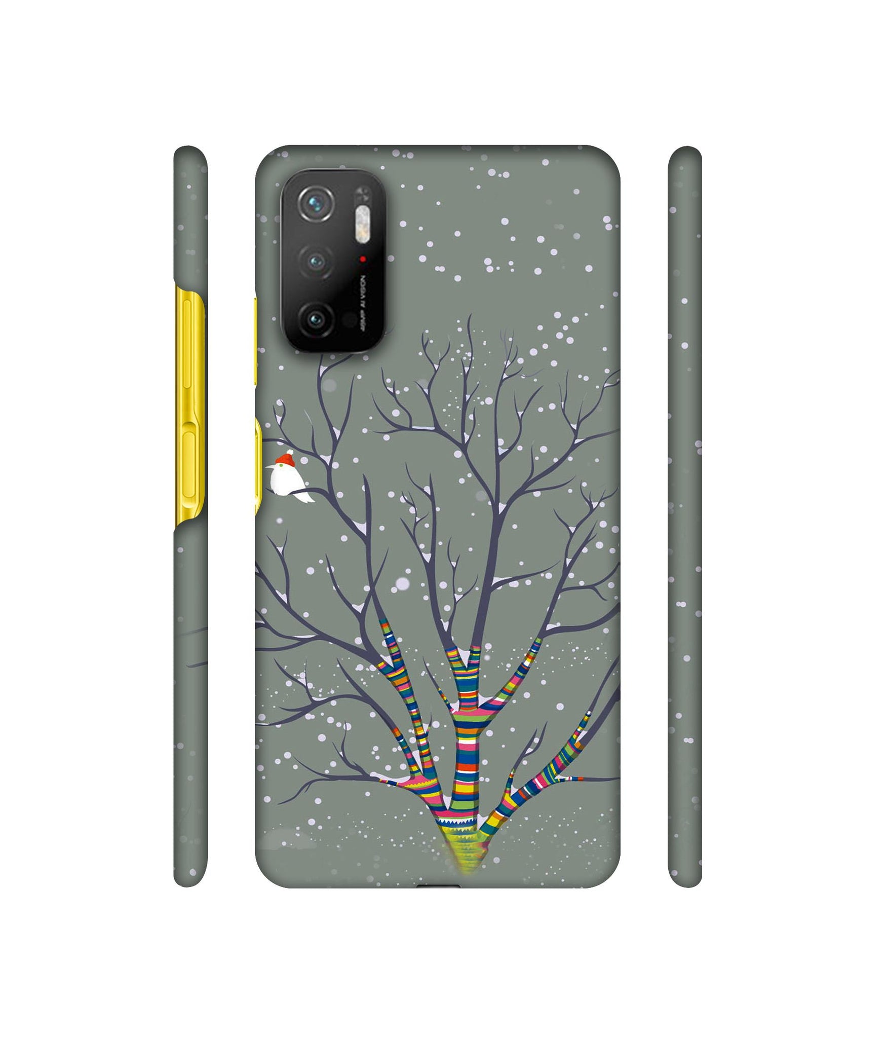 Winter Pattern Print Designer Hard Back Cover for Mi Poco M3 Pro 4G / Mi Poco M3 Pro 5G / Redmi Note 10T 5G