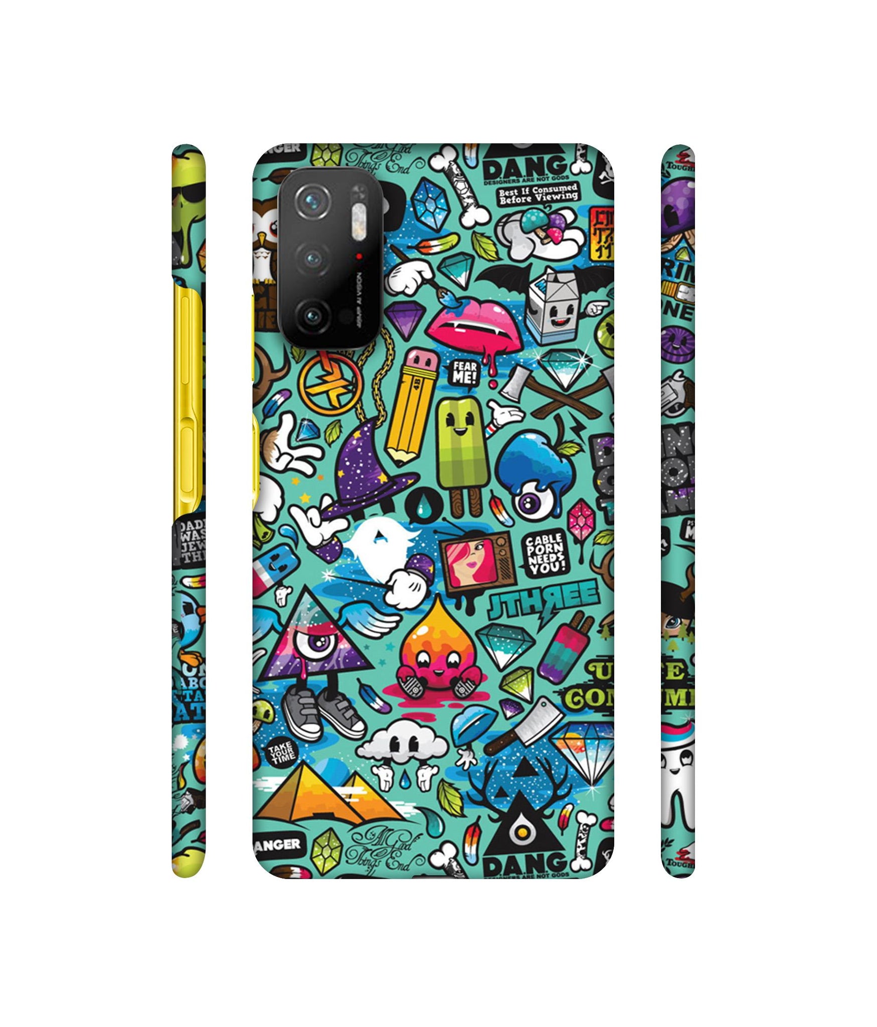 Crazy Designer Hard Back Cover for Mi Poco M3 Pro 4G / Mi Poco M3 Pro 5G / Redmi Note 10T 5G