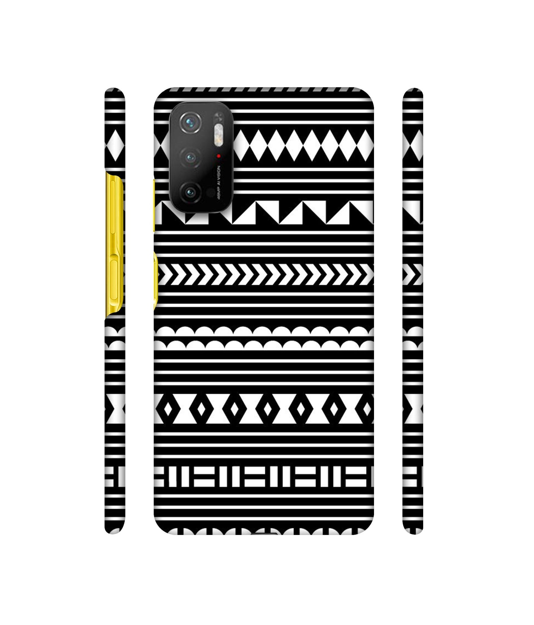 Black Pattern Designer Hard Back Cover for Mi Poco M3 Pro 4G / Mi Poco M3 Pro 5G / Redmi Note 10T 5G
