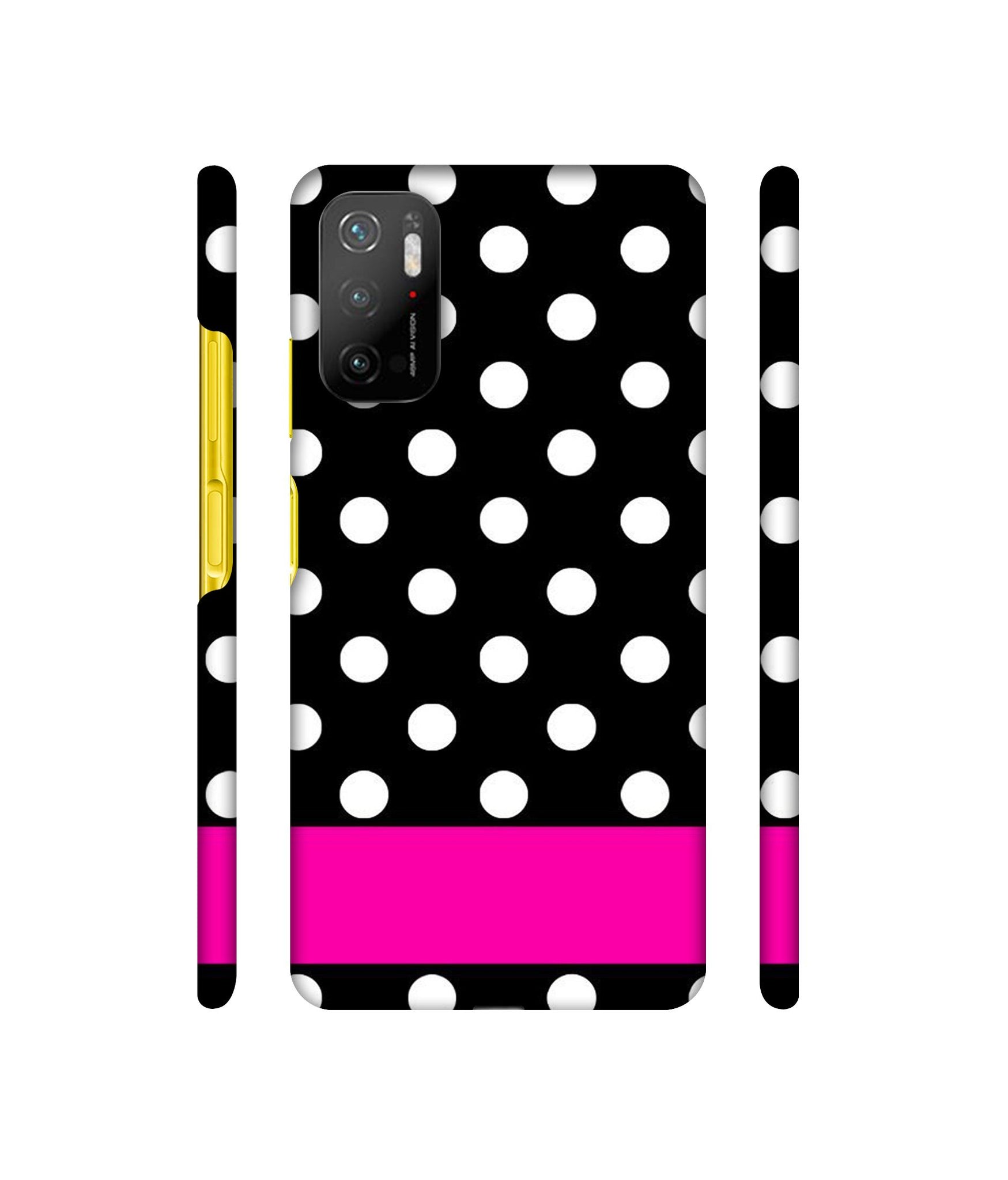 White Dots Pattern Designer Hard Back Cover for Mi Poco M3 Pro 4G / Mi Poco M3 Pro 5G / Redmi Note 10T 5G
