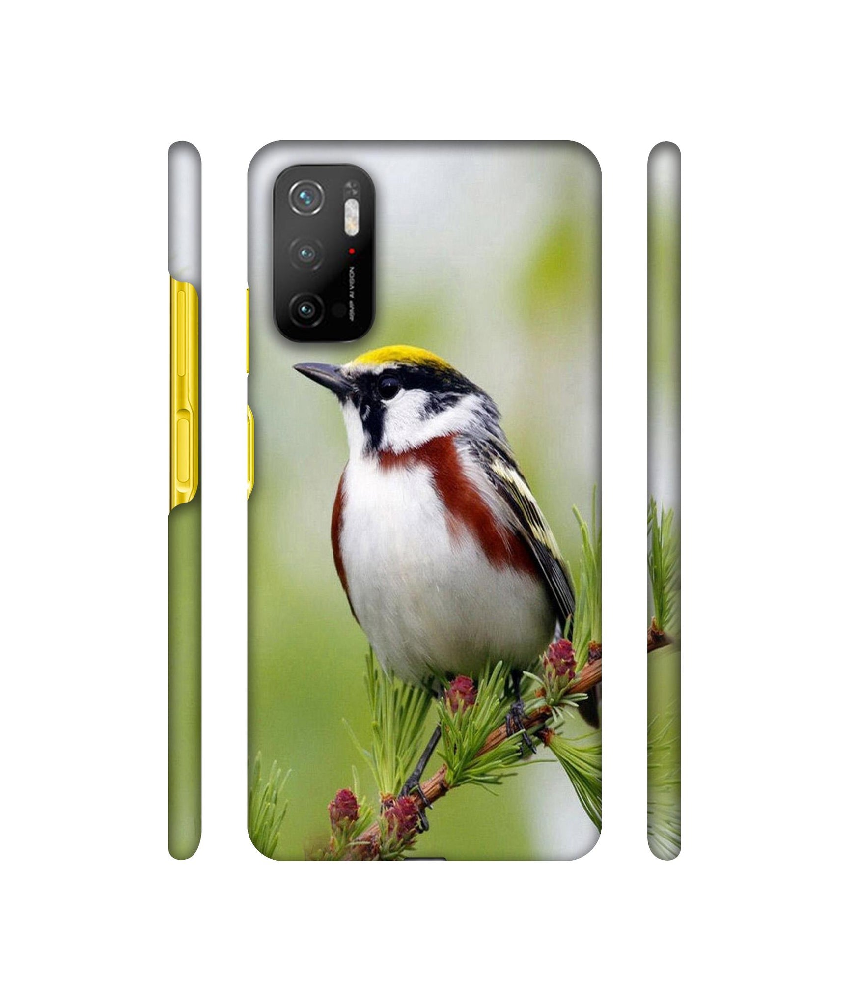 Bird Pattern Designer Hard Back Cover for Mi Poco M3 Pro 4G / Mi Poco M3 Pro 5G / Redmi Note 10T 5G