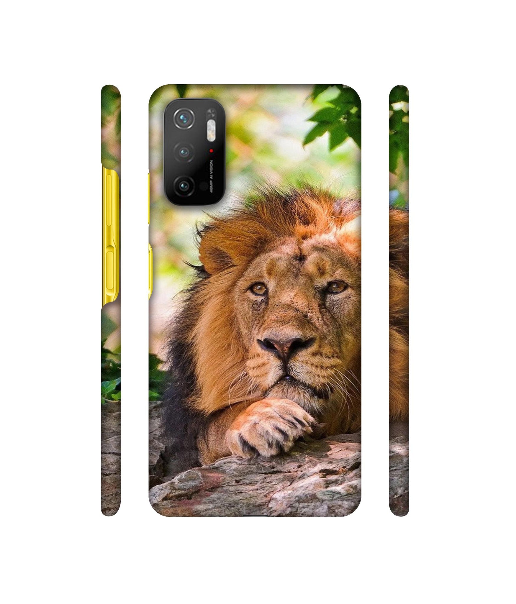 Tiger Pattern Print Designer Hard Back Cover for Mi Poco M3 Pro 4G / Mi Poco M3 Pro 5G / Redmi Note 10T 5G