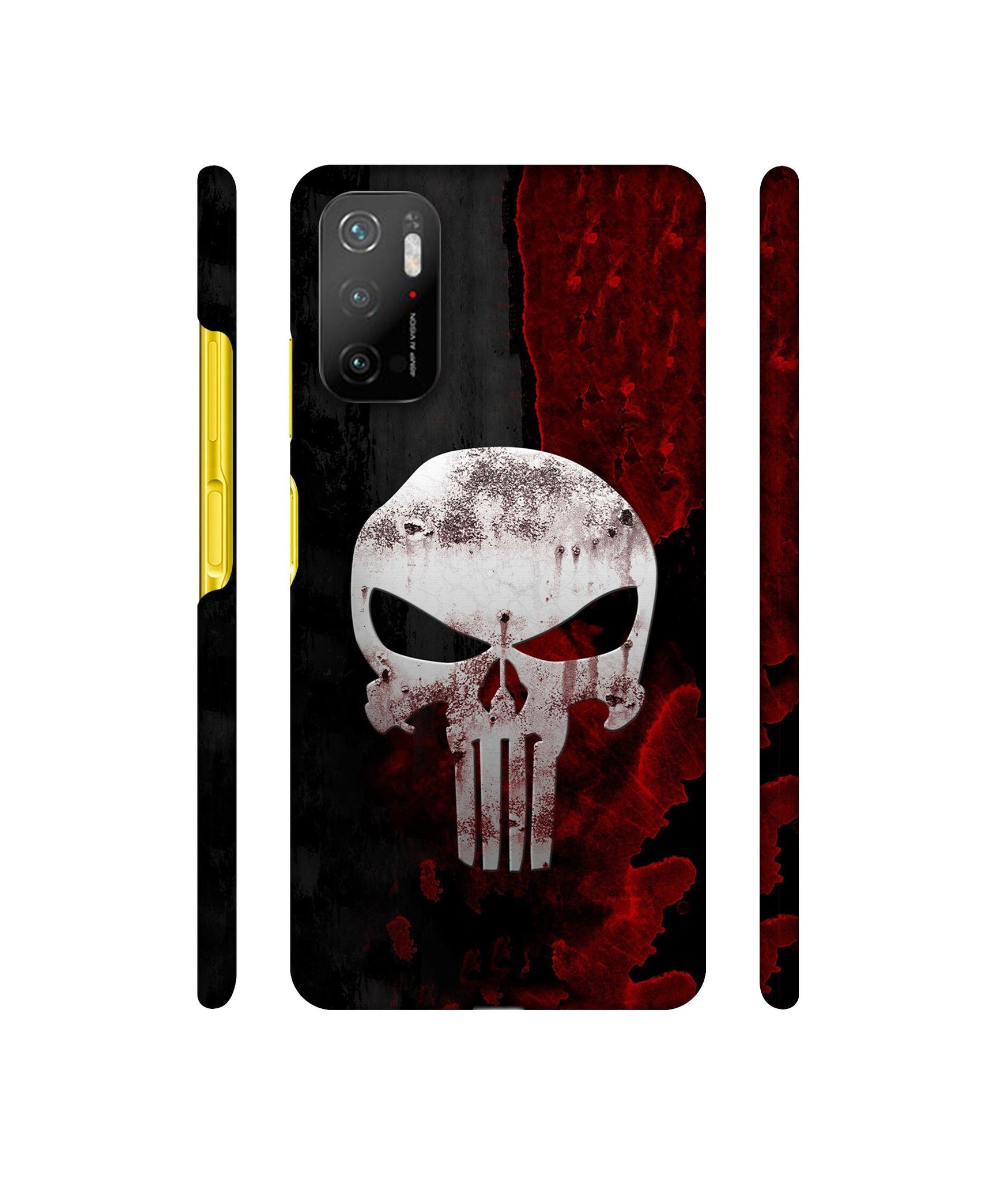 Punisher Skull Designer Hard Back Cover for Mi Poco M3 Pro 4G / Mi Poco M3 Pro 5G / Redmi Note 10T 5G