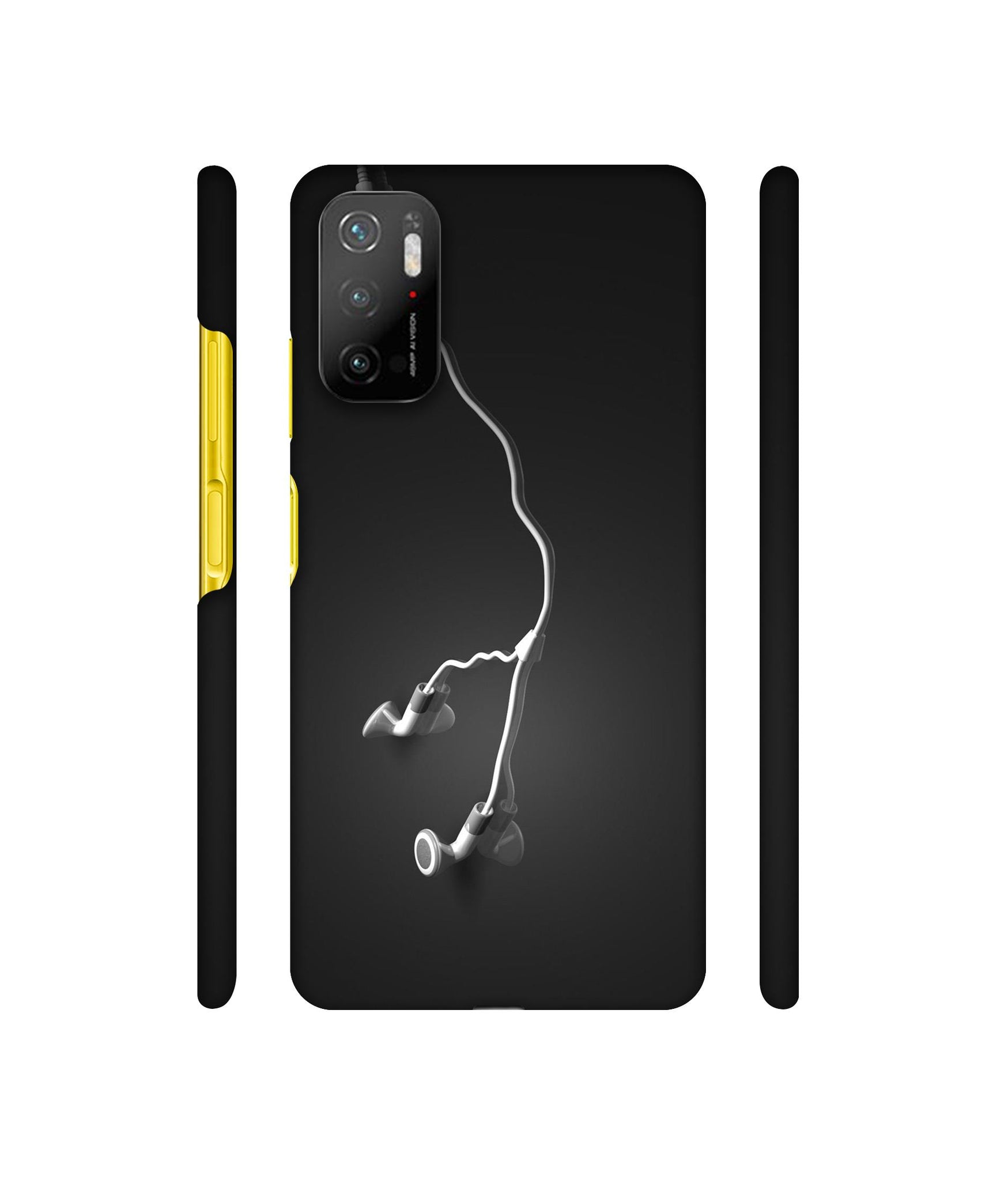 Headphone Designer Hard Back Cover for Mi Poco M3 Pro 4G / Mi Poco M3 Pro 5G / Redmi Note 10T 5G