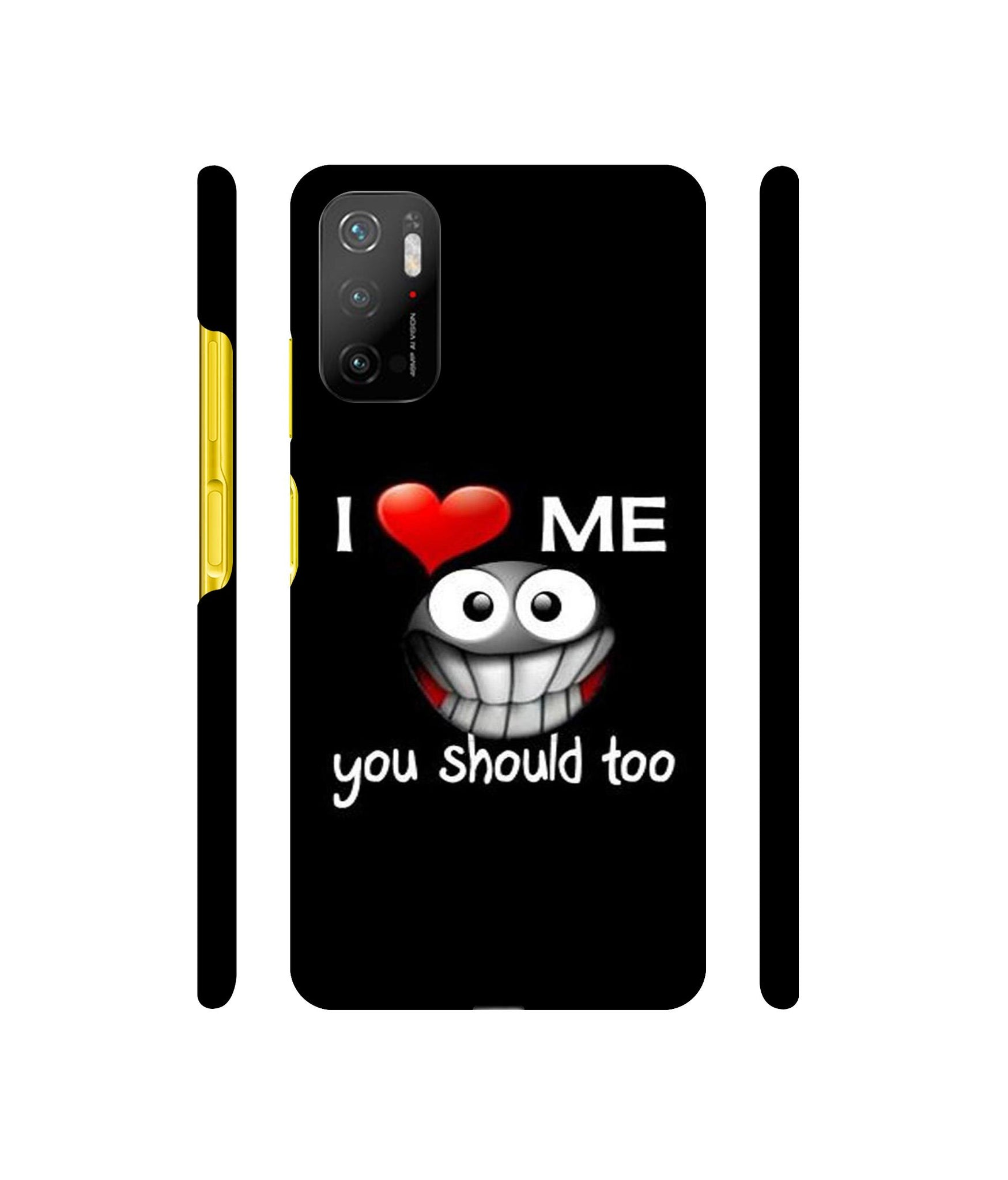 I Love Me Quotes Designer Hard Back Cover for Mi Poco M3 Pro 4G / Mi Poco M3 Pro 5G / Redmi Note 10T 5G