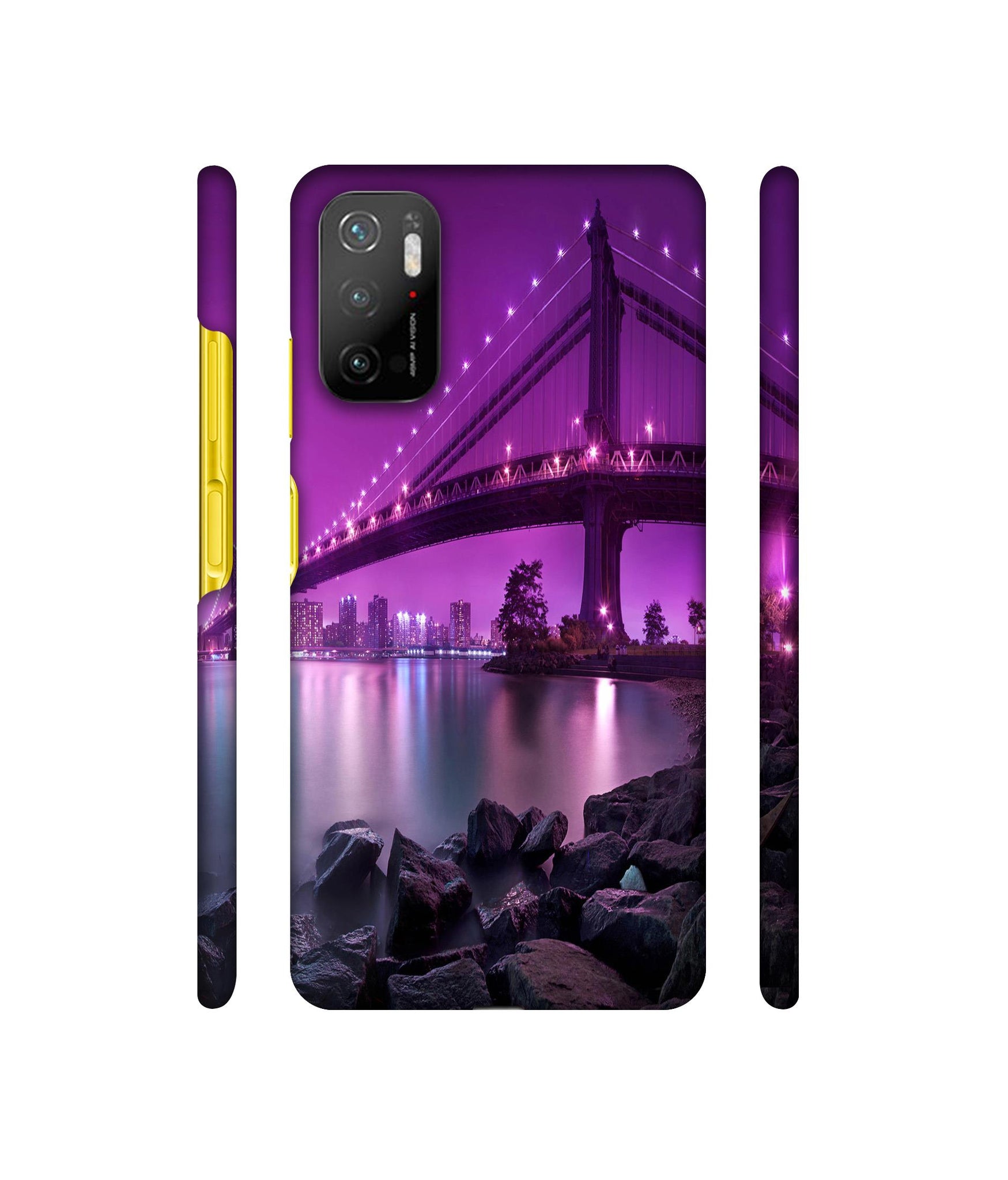 Manhattan Bridge Designer Hard Back Cover for Mi Poco M3 Pro 4G / Mi Poco M3 Pro 5G / Redmi Note 10T 5G