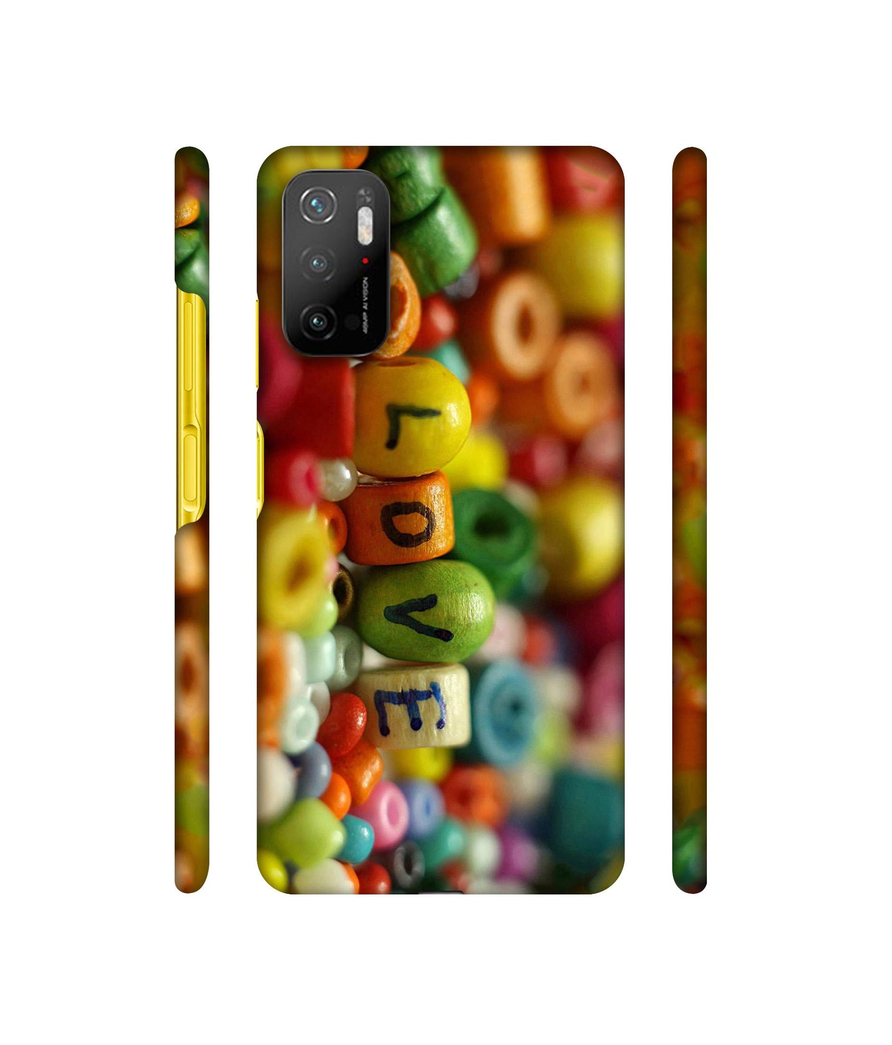 Colorful Love Designer Hard Back Cover for Mi Poco M3 Pro 4G / Mi Poco M3 Pro 5G / Redmi Note 10T 5G