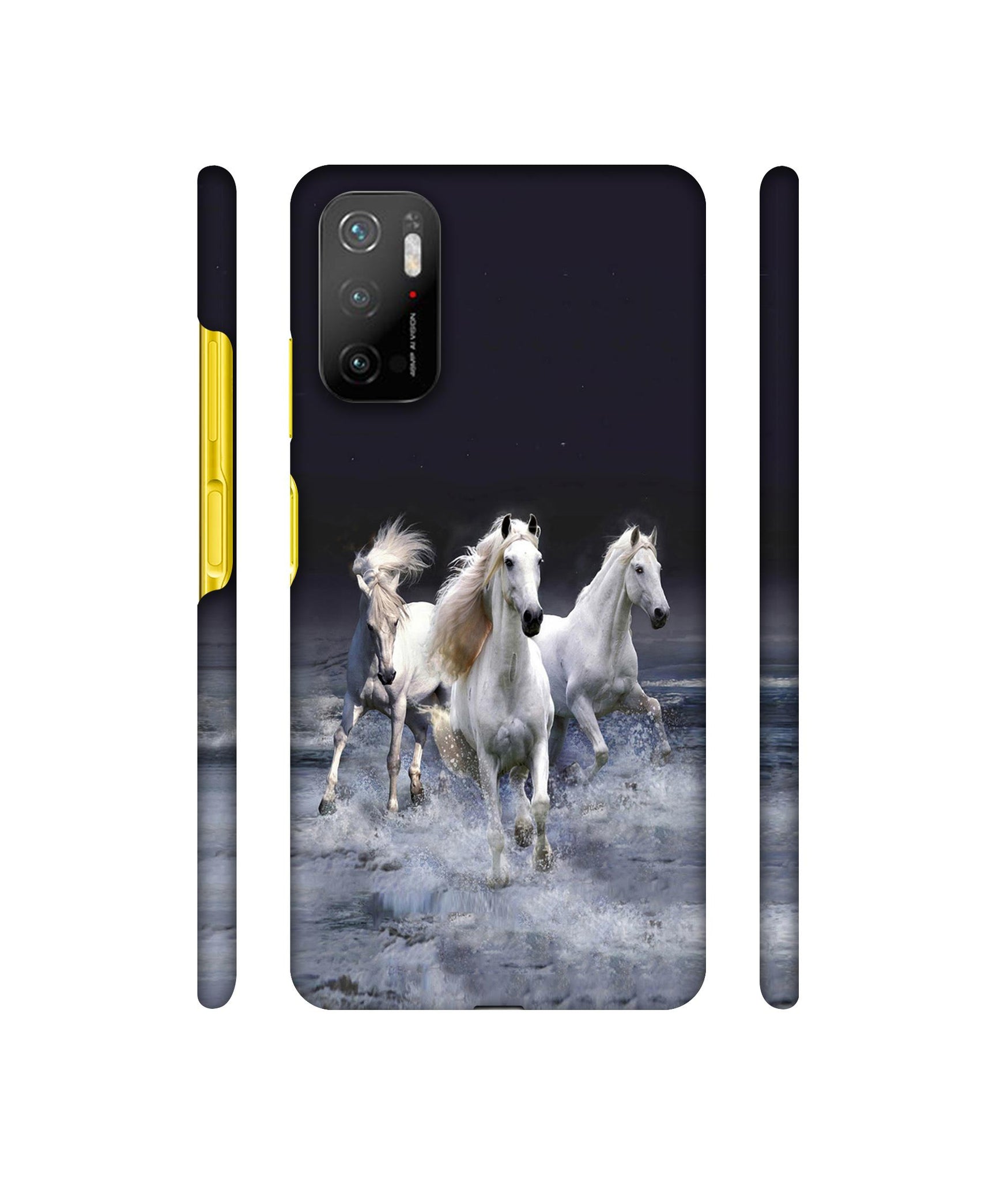 Mystic Horse Designer Hard Back Cover for Mi Poco M3 Pro 4G / Mi Poco M3 Pro 5G / Redmi Note 10T 5G