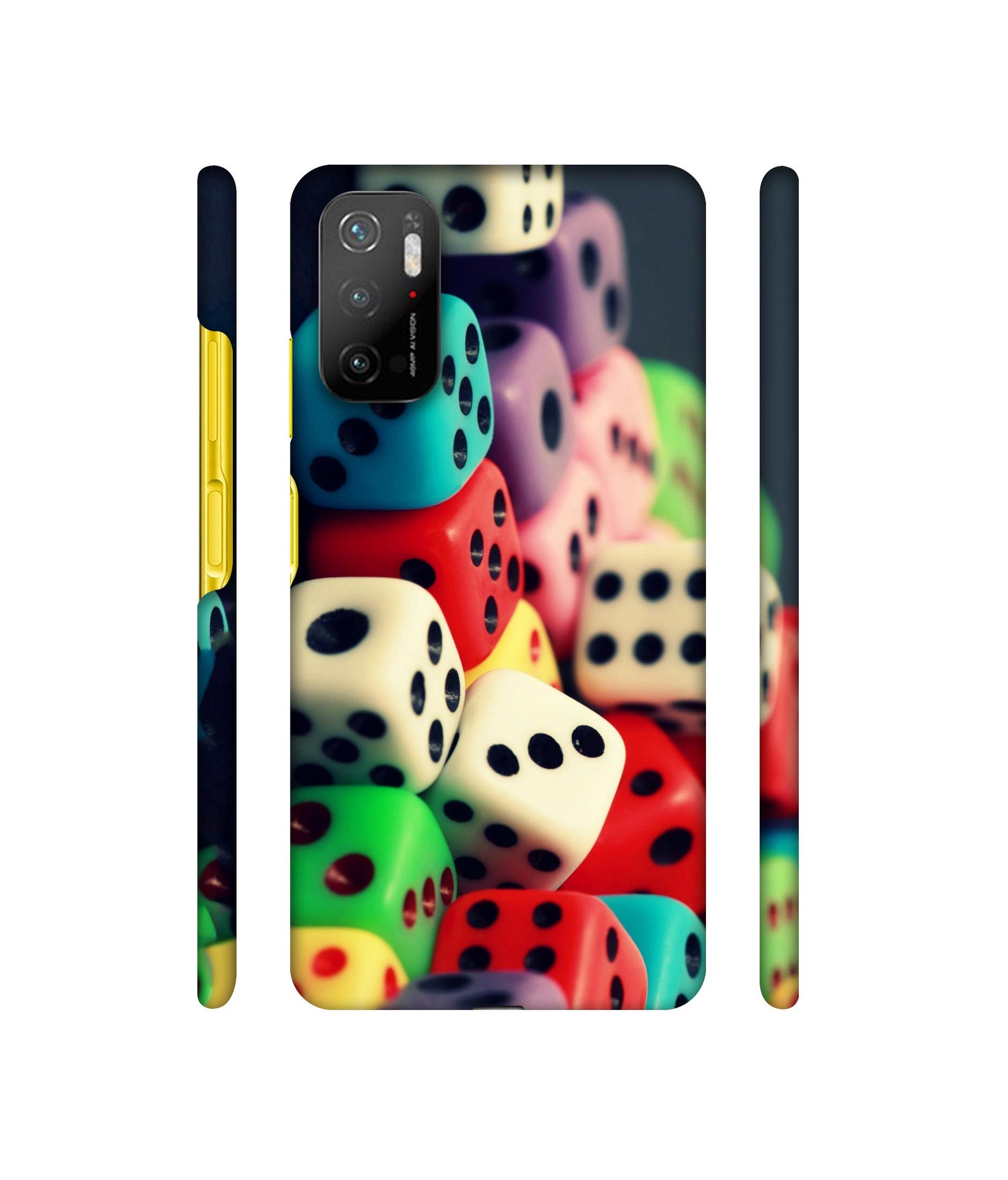 Dice Designer Hard Back Cover for Mi Poco M3 Pro 4G / Mi Poco M3 Pro 5G / Redmi Note 10T 5G