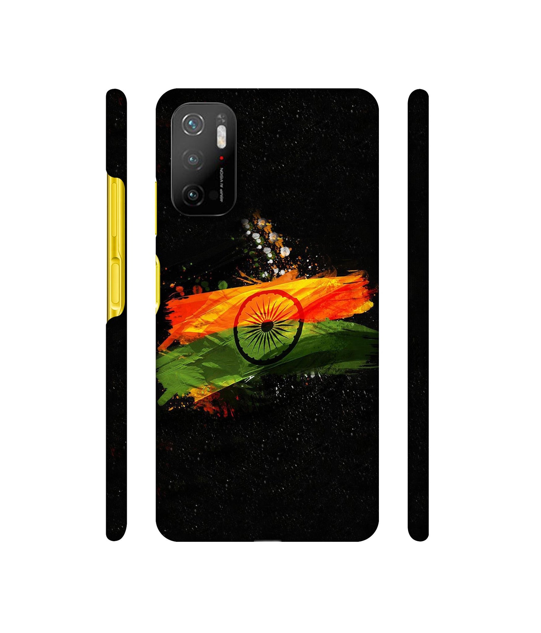 Indian Flag Designer Hard Back Cover for Mi Poco M3 Pro 4G / Mi Poco M3 Pro 5G / Redmi Note 10T 5G