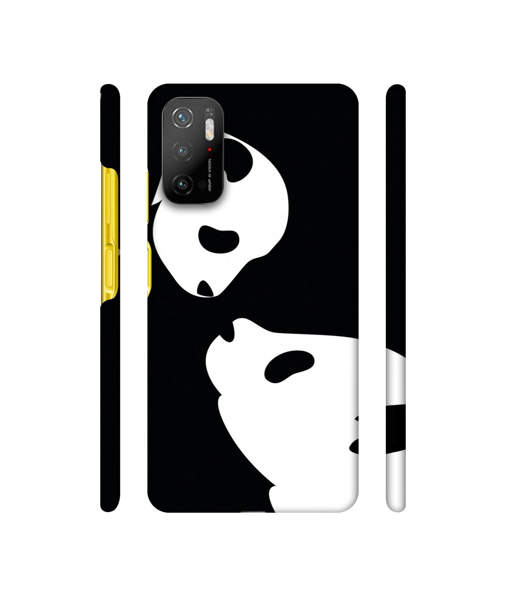 Panda Drawing Designer Hard Back Cover for Mi Poco M3 Pro 4G / Mi Poco M3 Pro 5G / Redmi Note 10T 5G