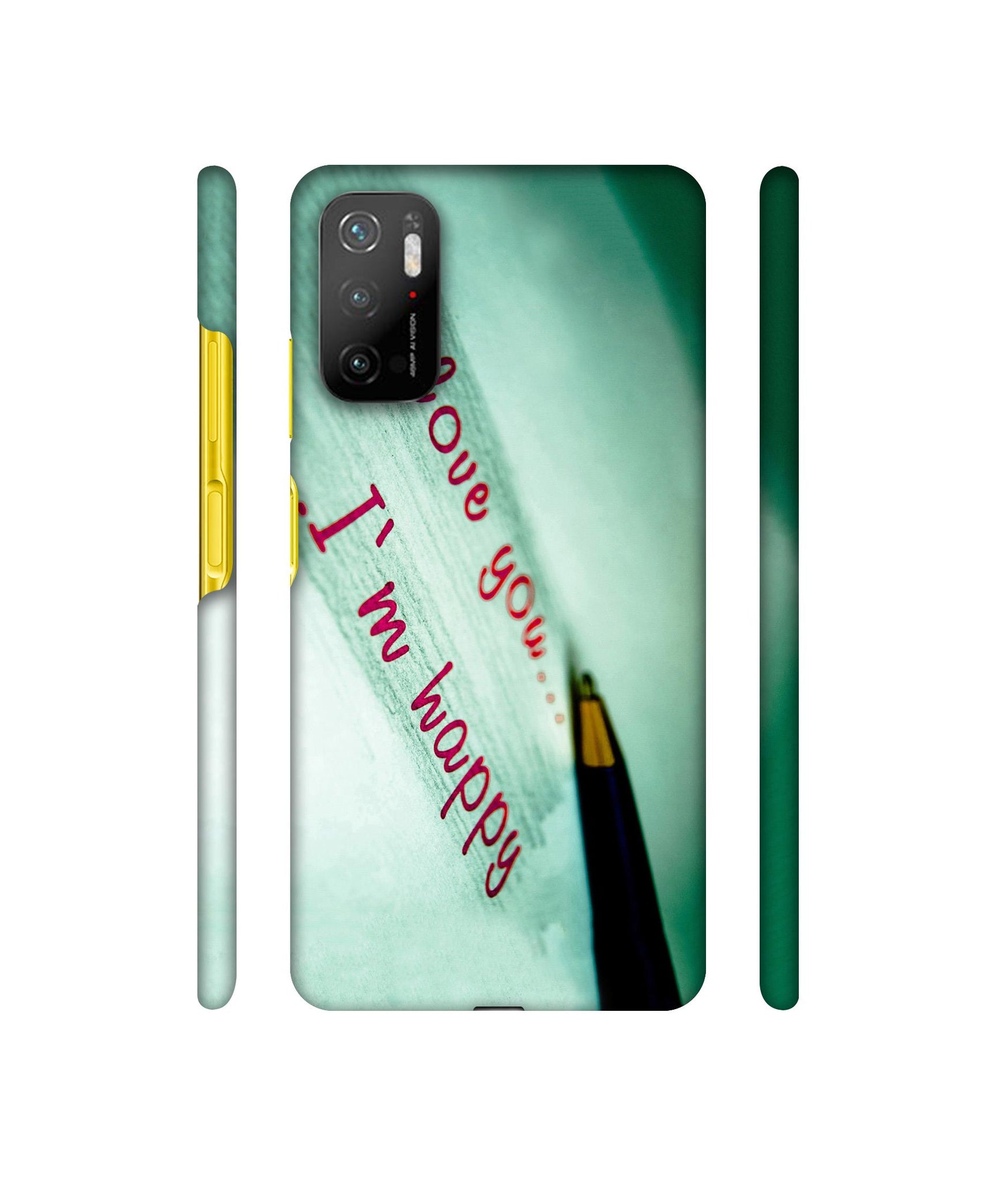 Love Quote Designer Hard Back Cover for Mi Poco M3 Pro 4G / Mi Poco M3 Pro 5G / Redmi Note 10T 5G