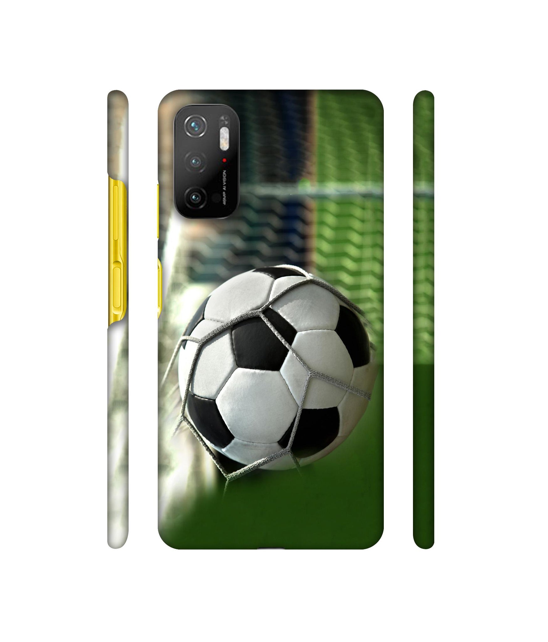 Football Designer Hard Back Cover for Mi Poco M3 Pro 4G / Mi Poco M3 Pro 5G / Redmi Note 10T 5G