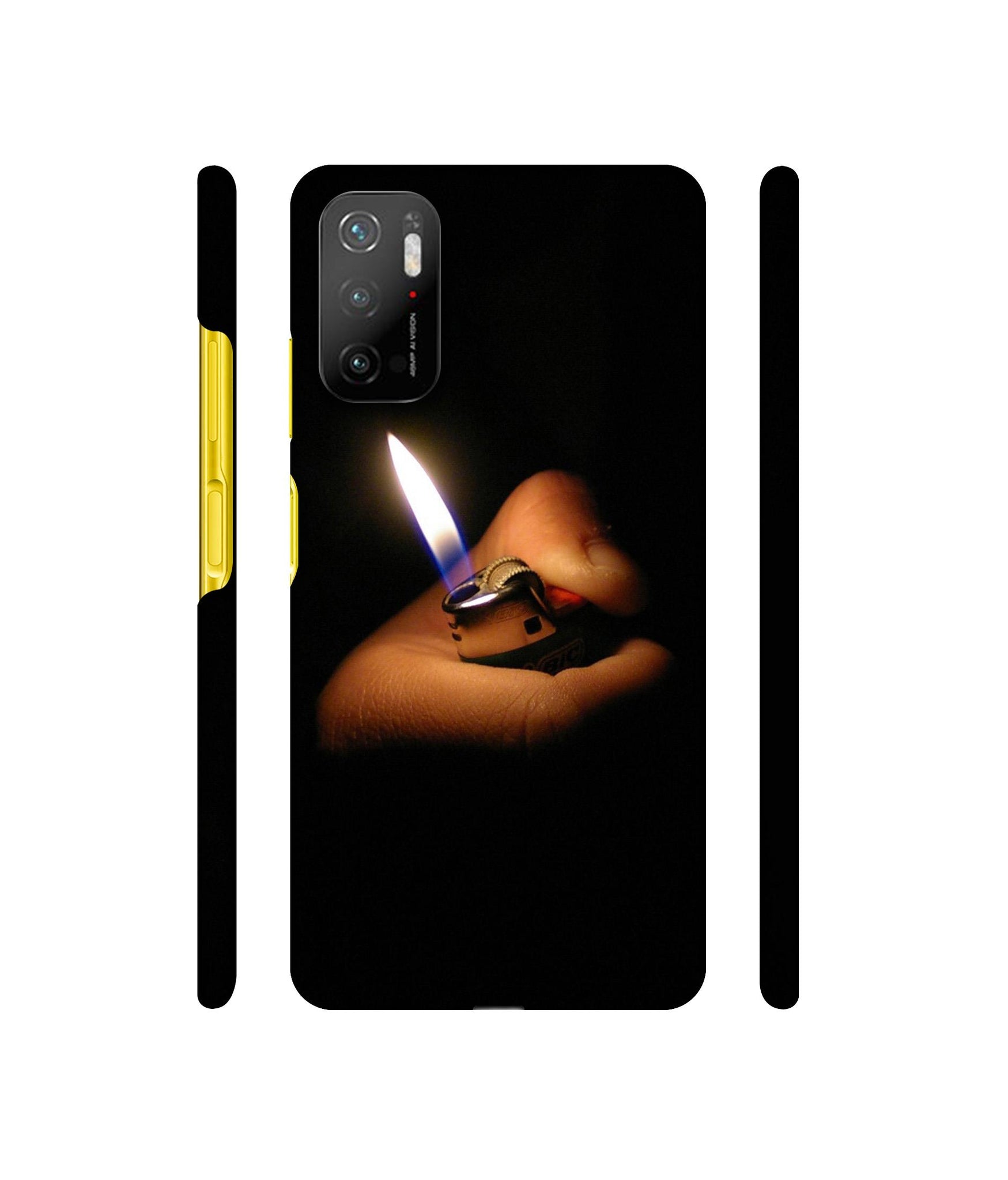 Lighter Flames Designer Hard Back Cover for Mi Poco M3 Pro 4G / Mi Poco M3 Pro 5G / Redmi Note 10T 5G
