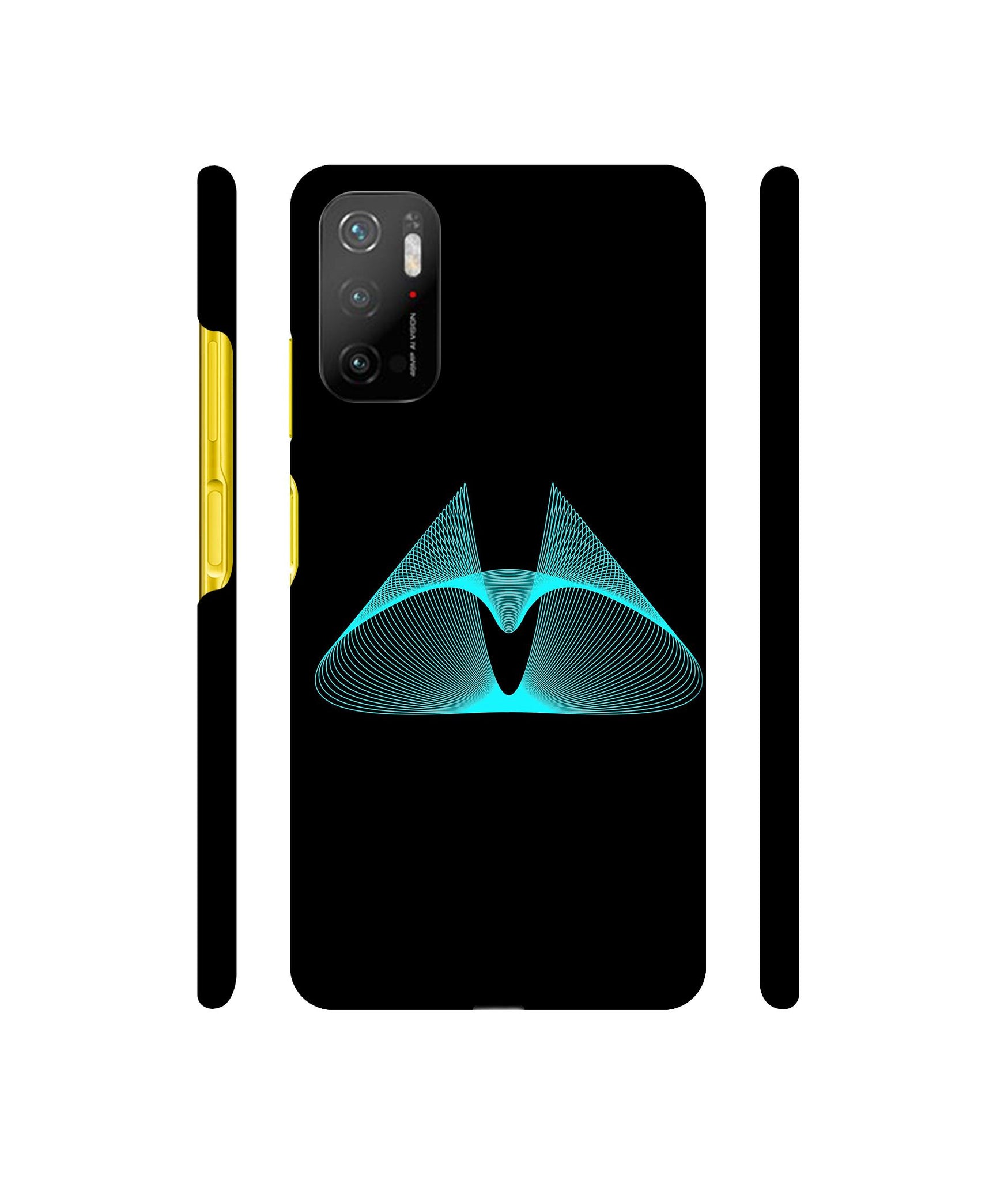 Mesh Shape Glitter Designer Hard Back Cover for Mi Poco M3 Pro 4G / Mi Poco M3 Pro 5G / Redmi Note 10T 5G