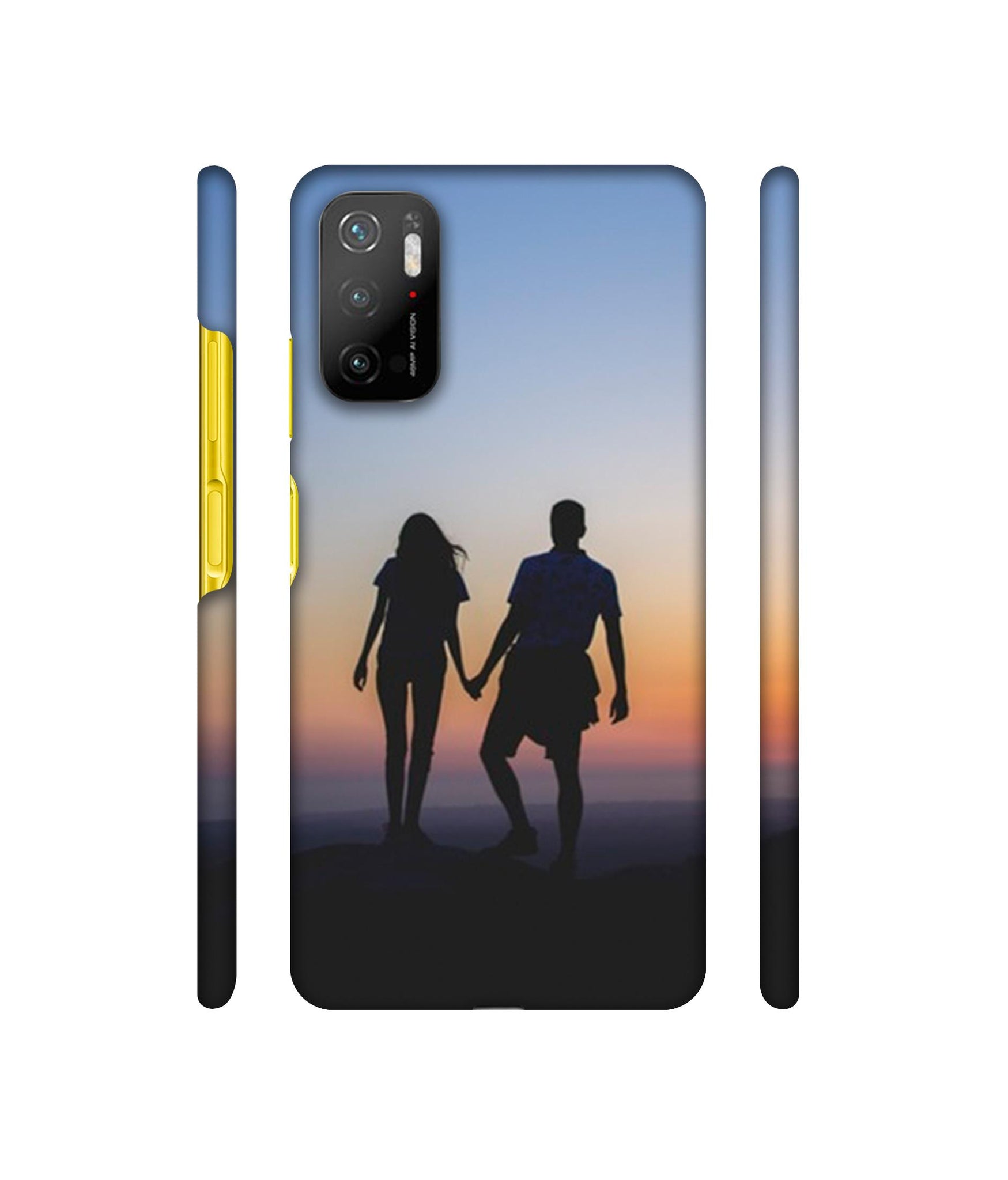 Couple On Beach Designer Hard Back Cover for Mi Poco M3 Pro 4G / Mi Poco M3 Pro 5G / Redmi Note 10T 5G