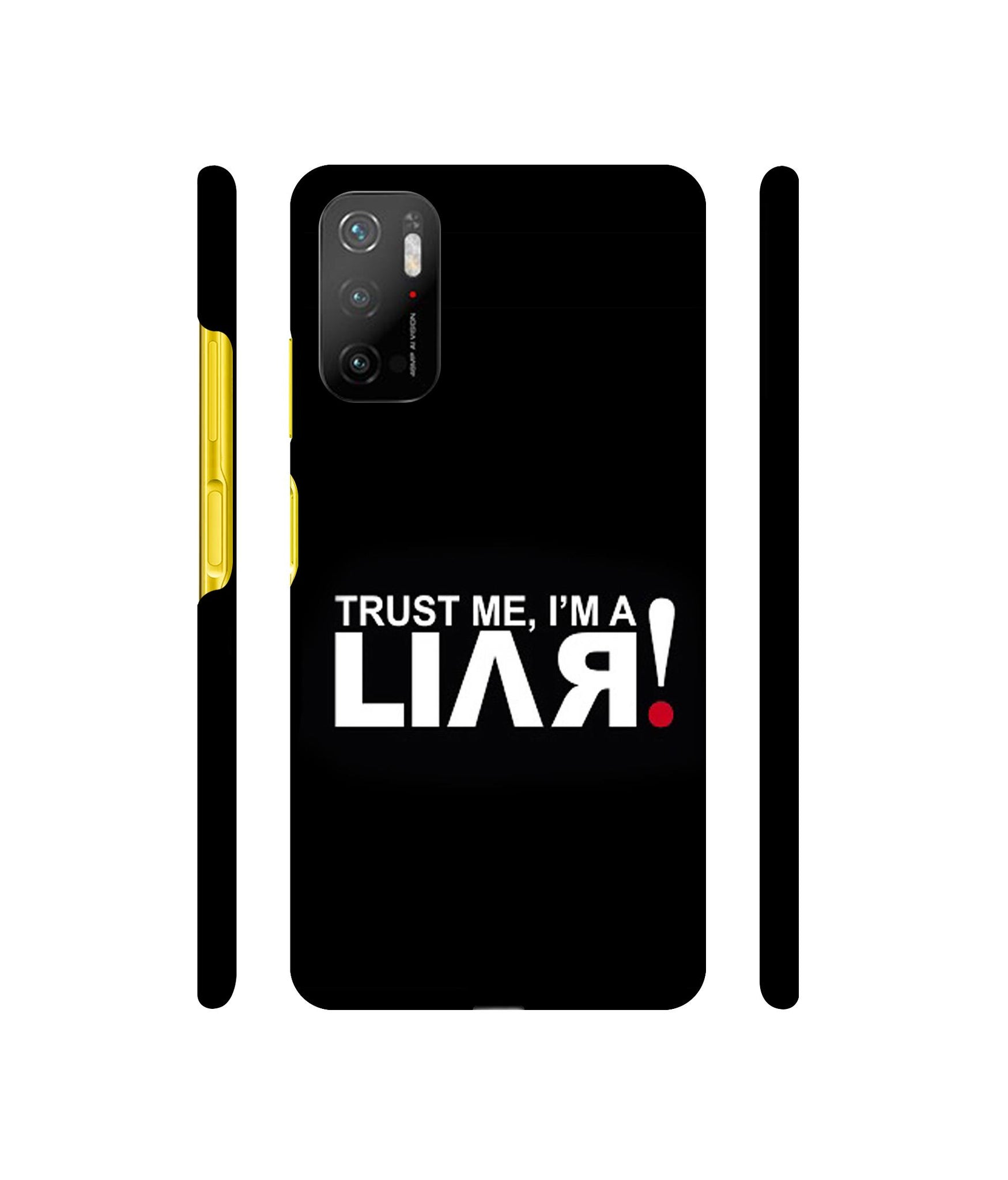 Trust Me Funny Quote Designer Hard Back Cover for Mi Poco M3 Pro 4G / Mi Poco M3 Pro 5G / Redmi Note 10T 5G