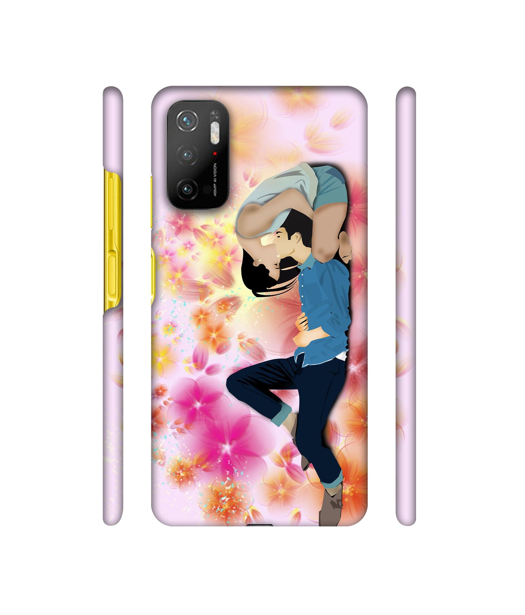 Couple Love Designer Hard Back Cover for Mi Poco M3 Pro 4G / Mi Poco M3 Pro 5G / Redmi Note 10T 5G
