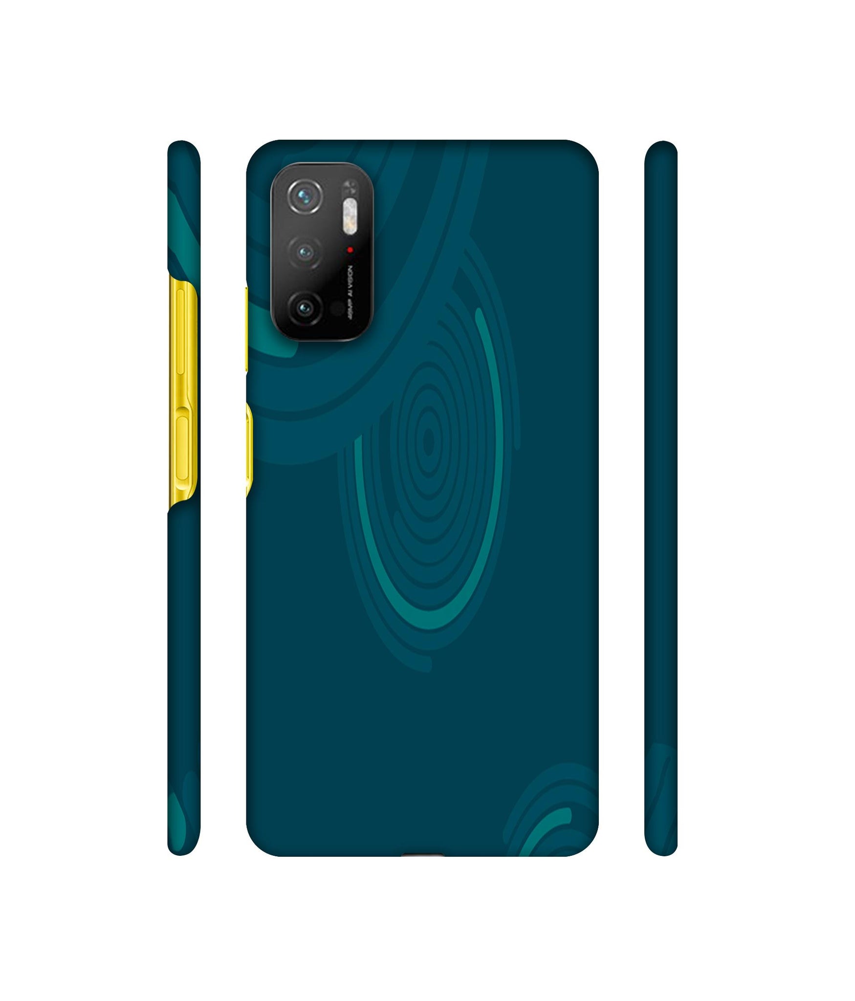 Round Texture Designer Hard Back Cover for Mi Poco M3 Pro 4G / Mi Poco M3 Pro 5G / Redmi Note 10T 5G