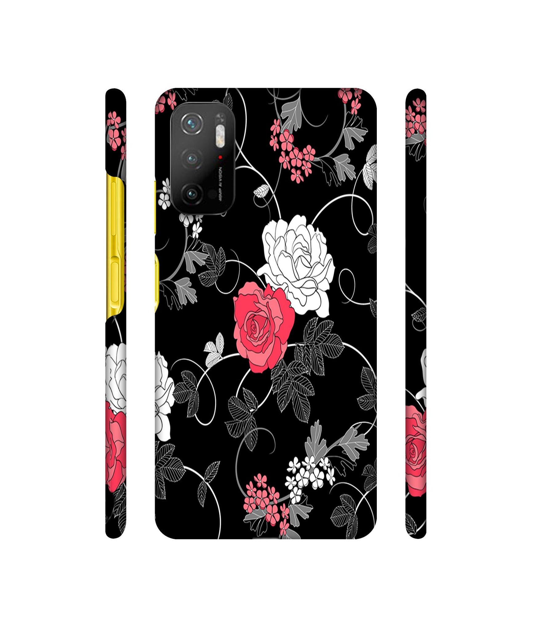 Roses Designer Hard Back Cover for Mi Poco M3 Pro 4G / Mi Poco M3 Pro 5G / Redmi Note 10T 5G