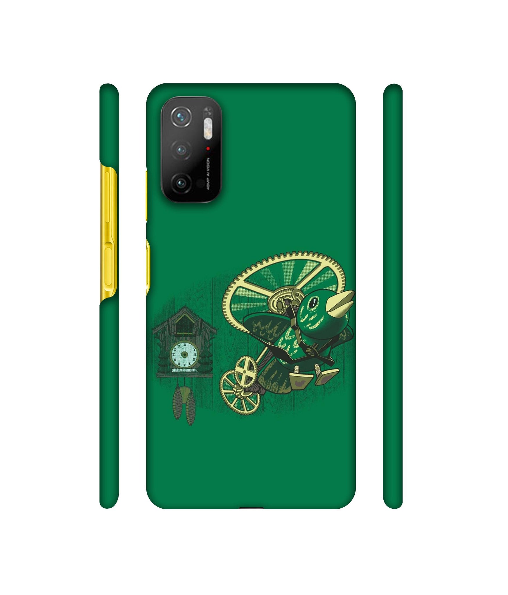 Clock Bird Designer Hard Back Cover for Mi Poco M3 Pro 4G / Mi Poco M3 Pro 5G / Redmi Note 10T 5G