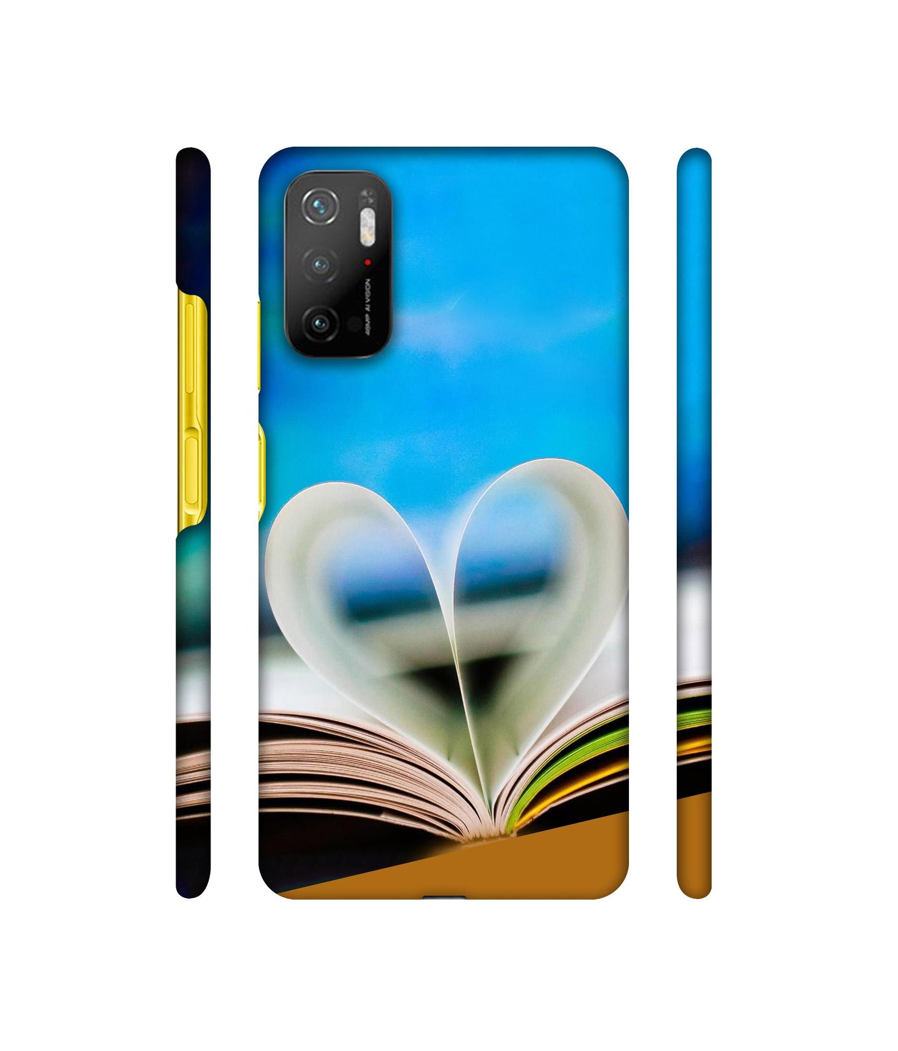 Love Book Designer Hard Back Cover for Mi Poco M3 Pro 4G / Mi Poco M3 Pro 5G / Redmi Note 10T 5G