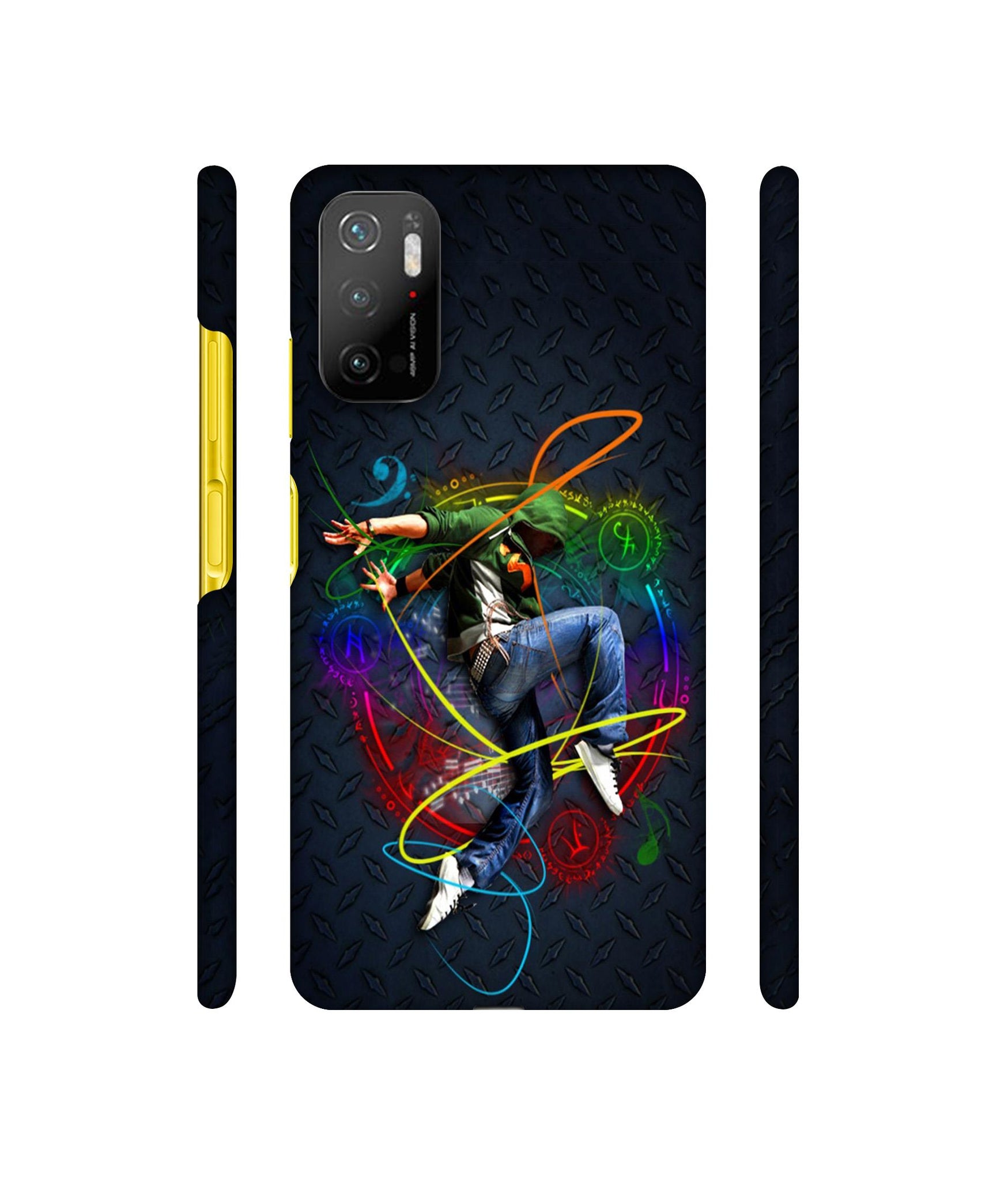 Boy With Music Designer Hard Back Cover for Mi Poco M3 Pro 4G / Mi Poco M3 Pro 5G / Redmi Note 10T 5G