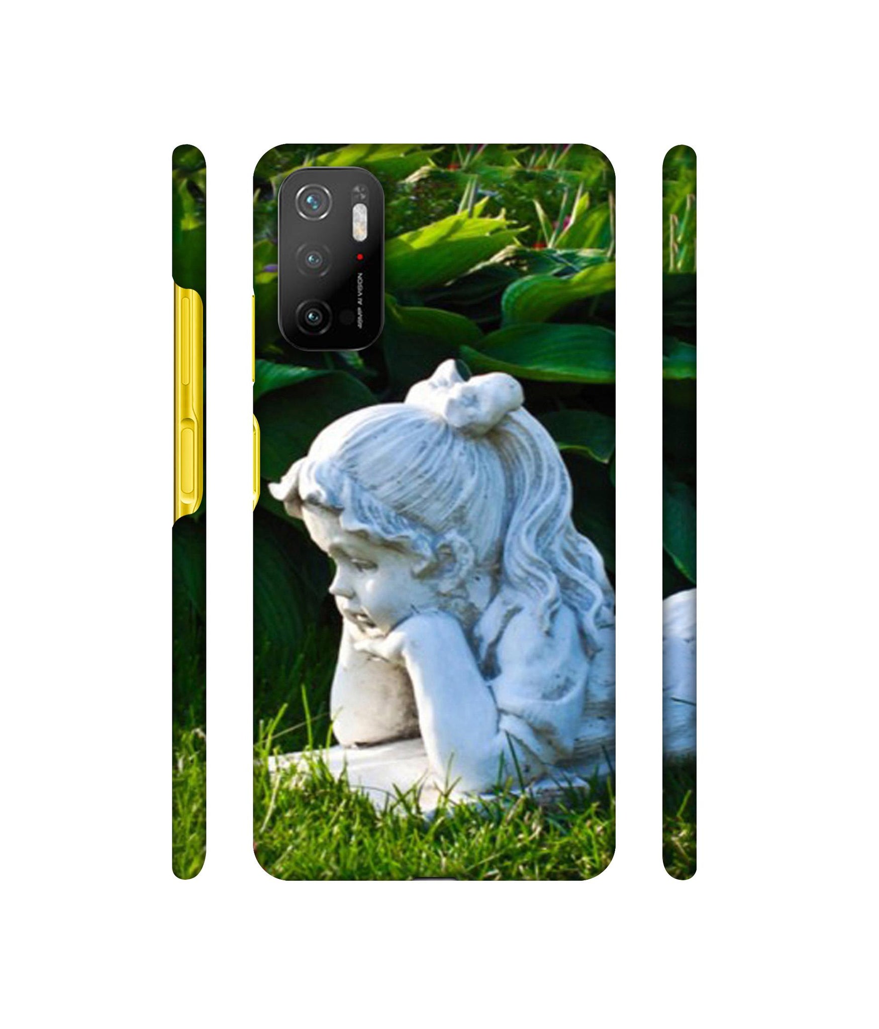 Statue of Girl Designer Hard Back Cover for Mi Poco M3 Pro 4G / Mi Poco M3 Pro 5G / Redmi Note 10T 5G