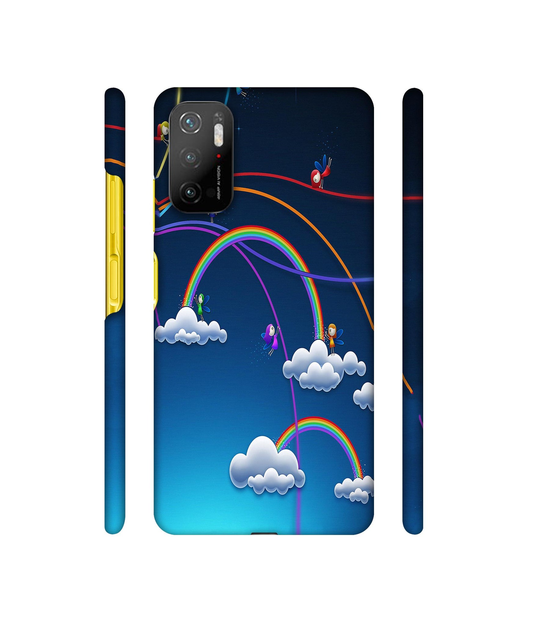 Rainbow Designer Hard Back Cover for Mi Poco M3 Pro 4G / Mi Poco M3 Pro 5G / Redmi Note 10T 5G