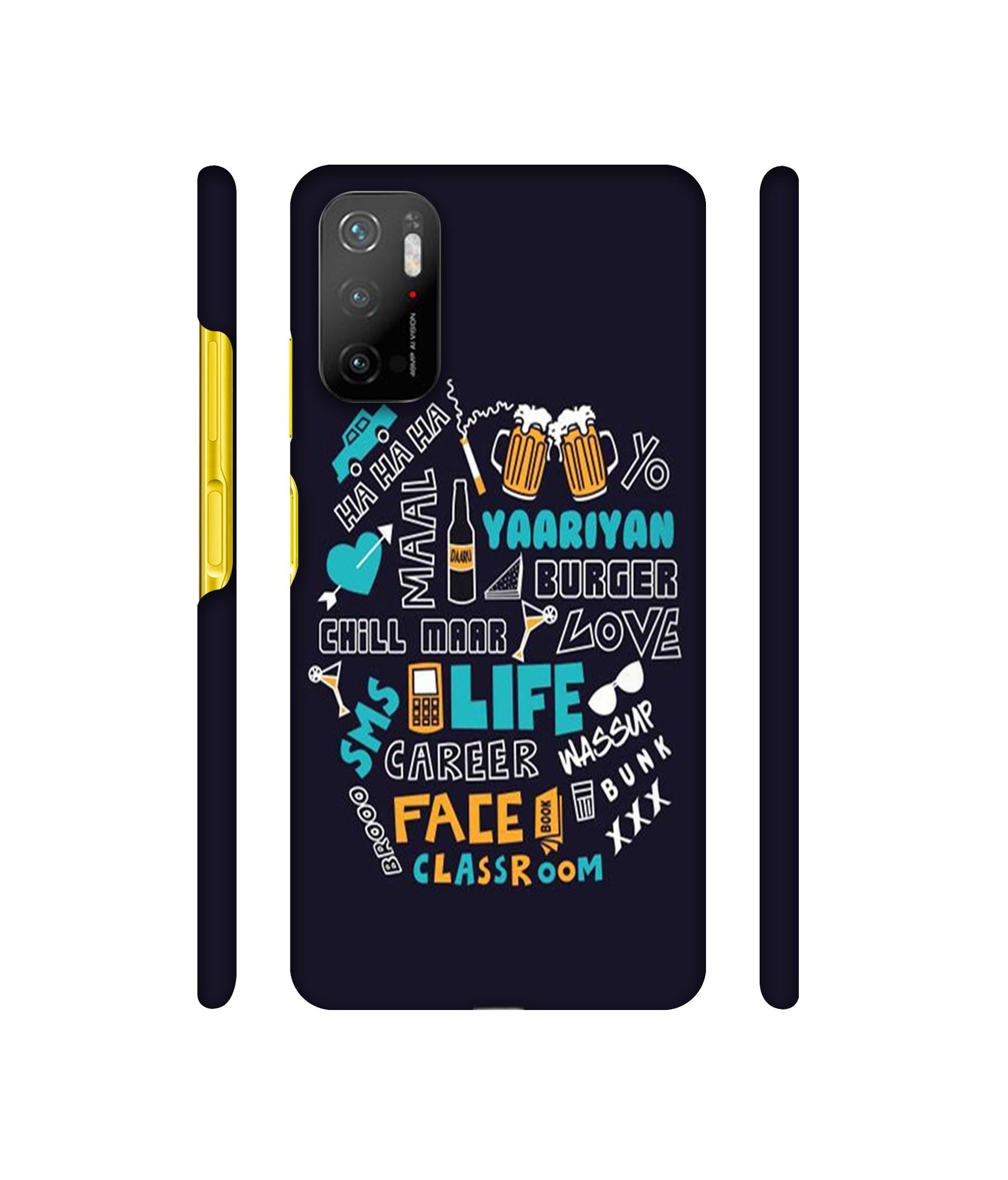 Funny Quote Designer Hard Back Cover for Mi Poco M3 Pro 4G / Mi Poco M3 Pro 5G / Redmi Note 10T 5G