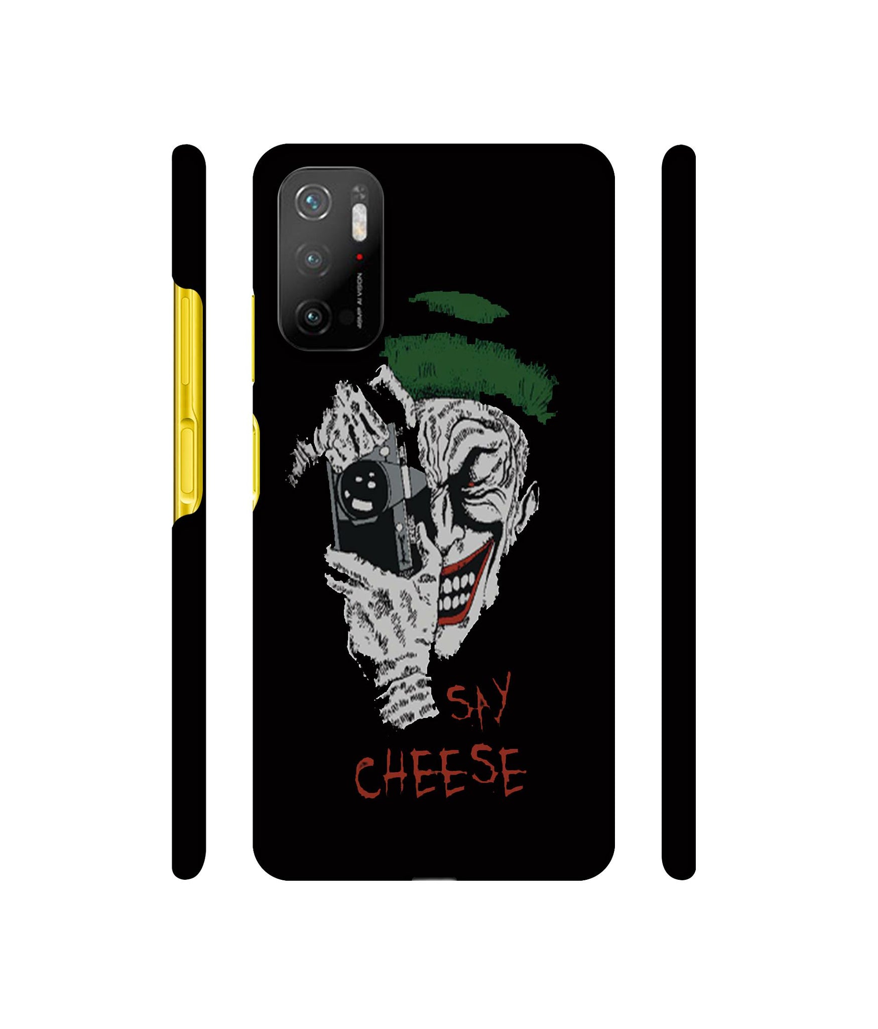 Joker Say Cheese Designer Hard Back Cover for Mi Poco M3 Pro 4G / Mi Poco M3 Pro 5G / Redmi Note 10T 5G