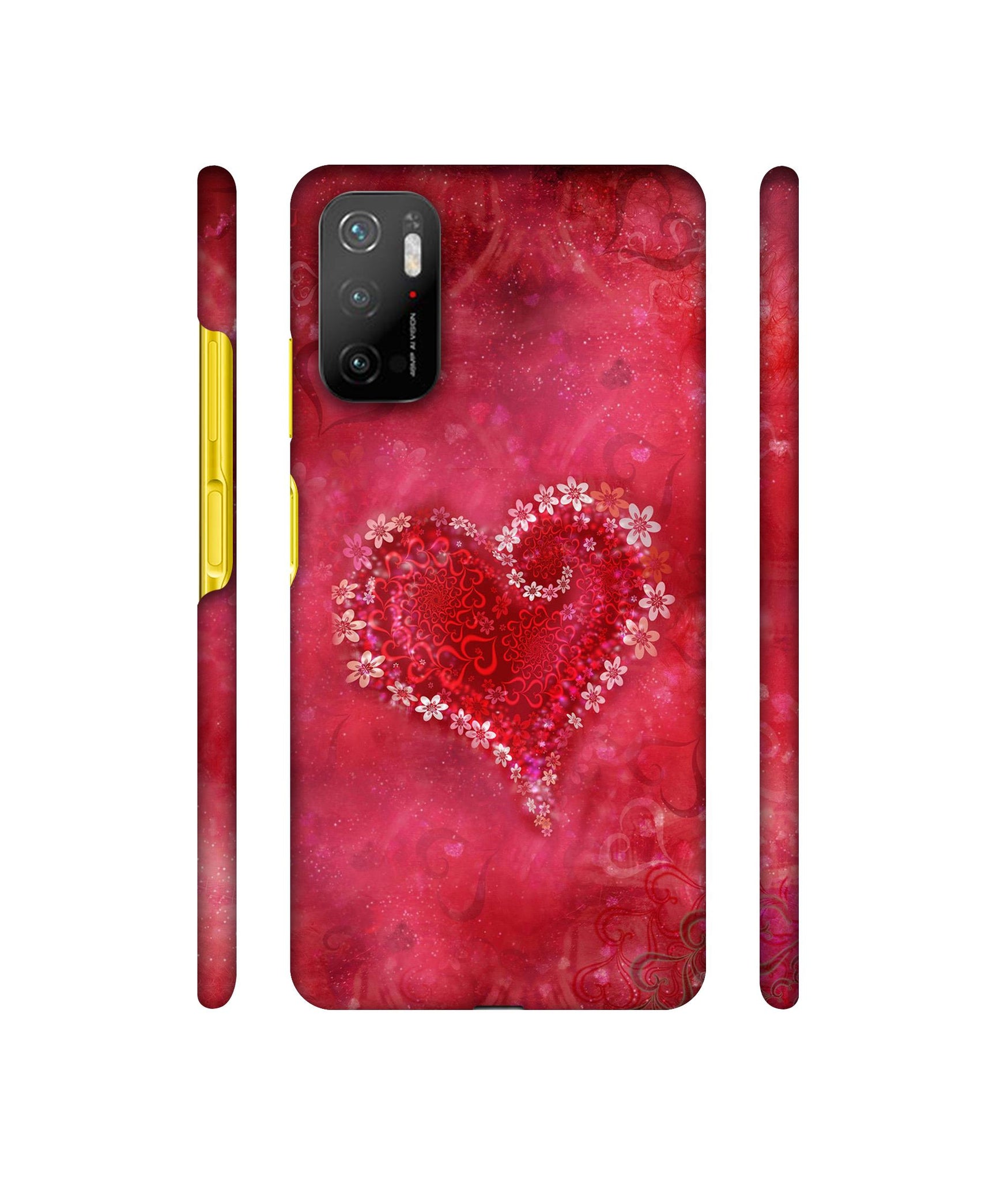 Heart Designer Hard Back Cover for Mi Poco M3 Pro 4G / Mi Poco M3 Pro 5G / Redmi Note 10T 5G