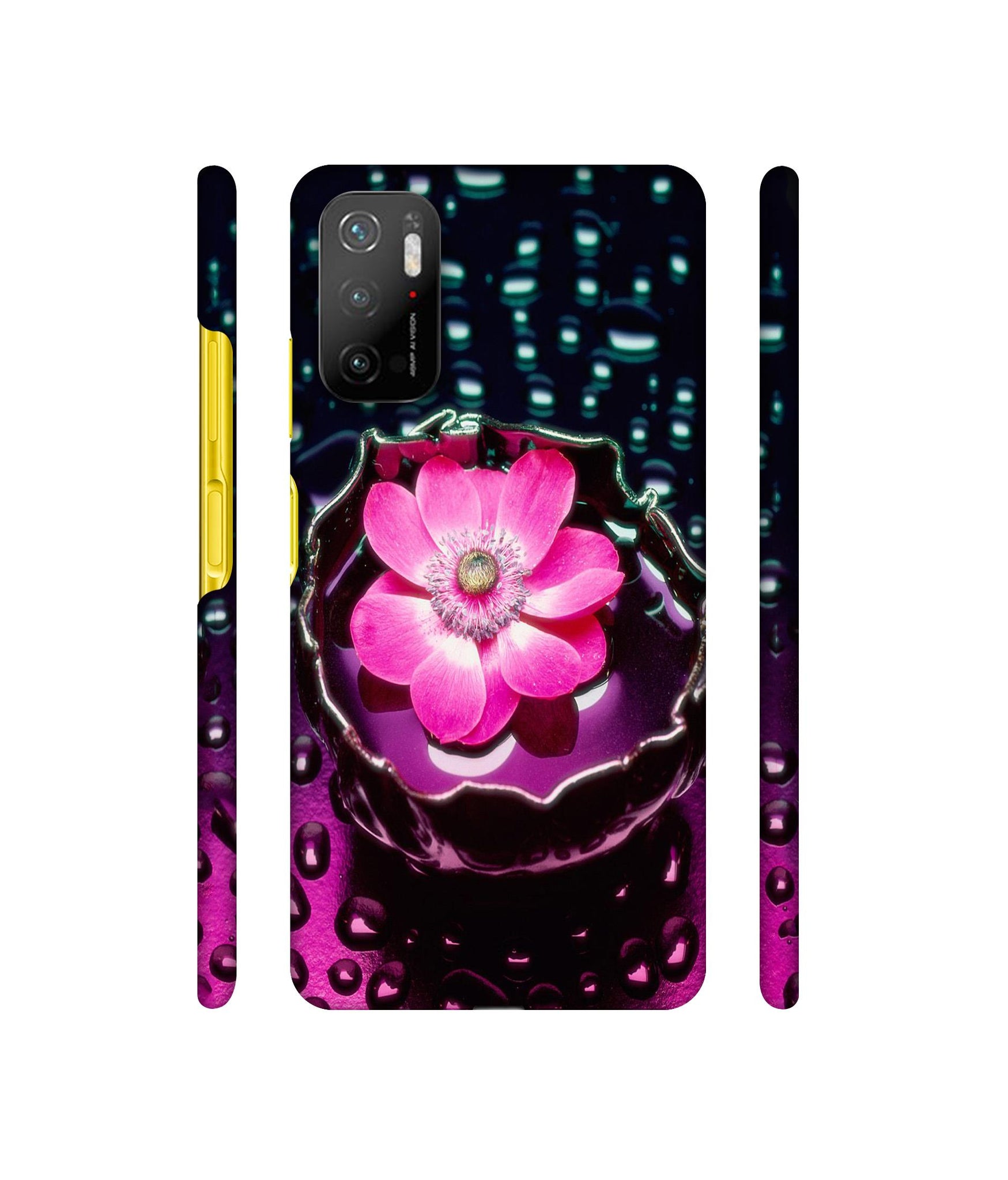 Flower in Water Designer Hard Back Cover for Mi Poco M3 Pro 4G / Mi Poco M3 Pro 5G / Redmi Note 10T 5G