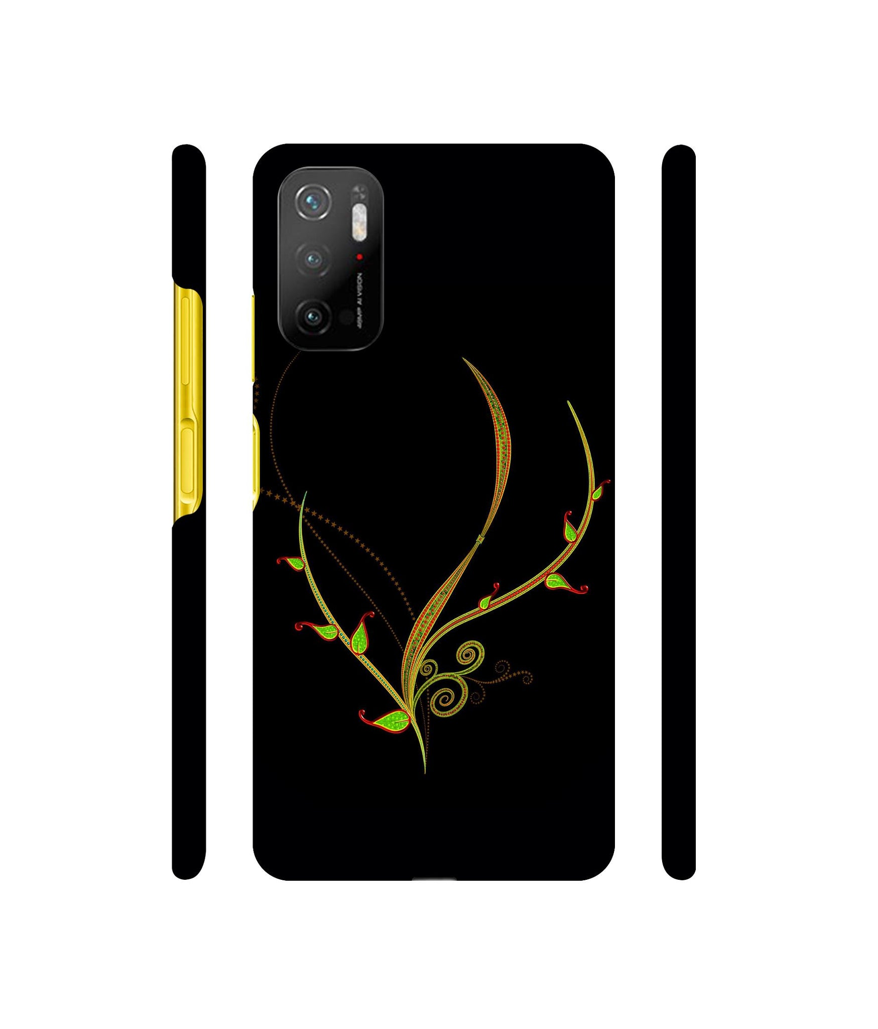 Yellow Pattern Designer Hard Back Cover for Mi Poco M3 Pro 4G / Mi Poco M3 Pro 5G / Redmi Note 10T 5G
